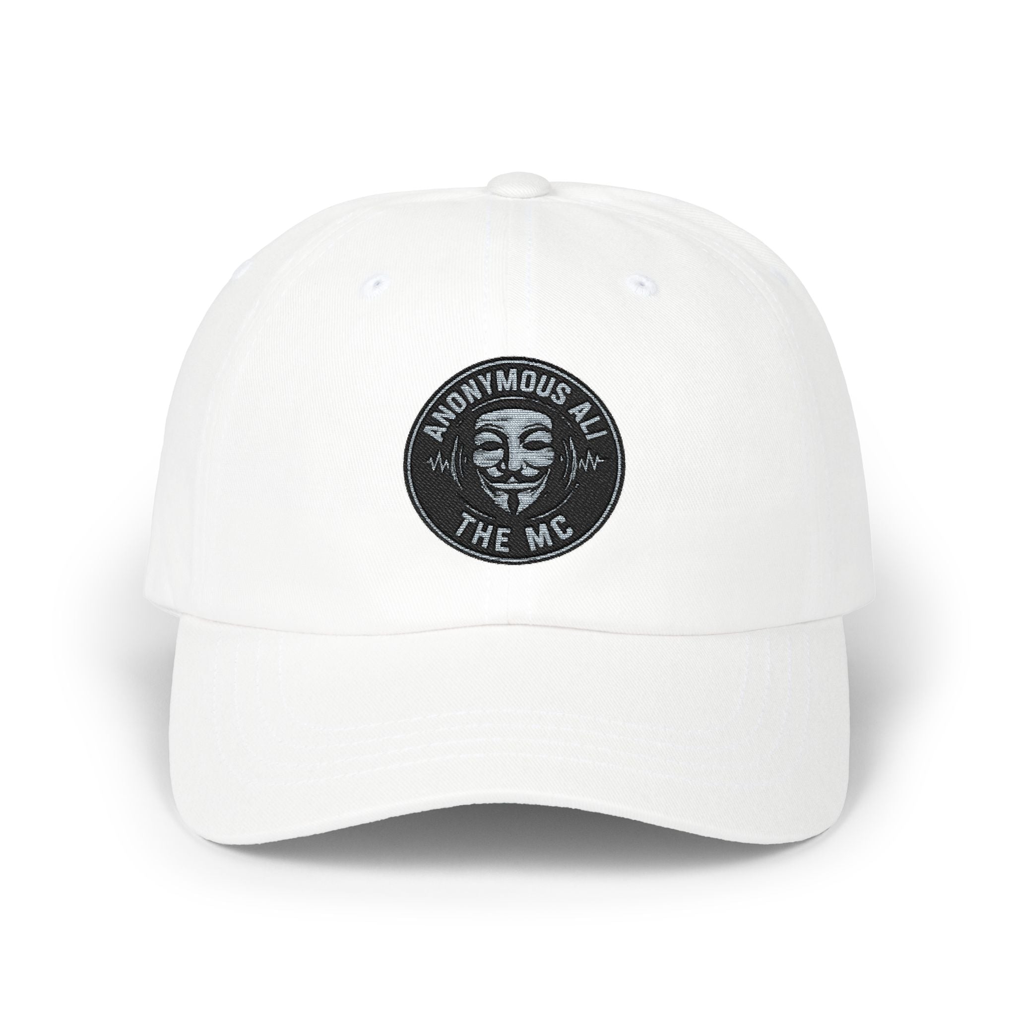 Dad Cap — Anonymous Guy Patch Embroidered Baseball Hat
