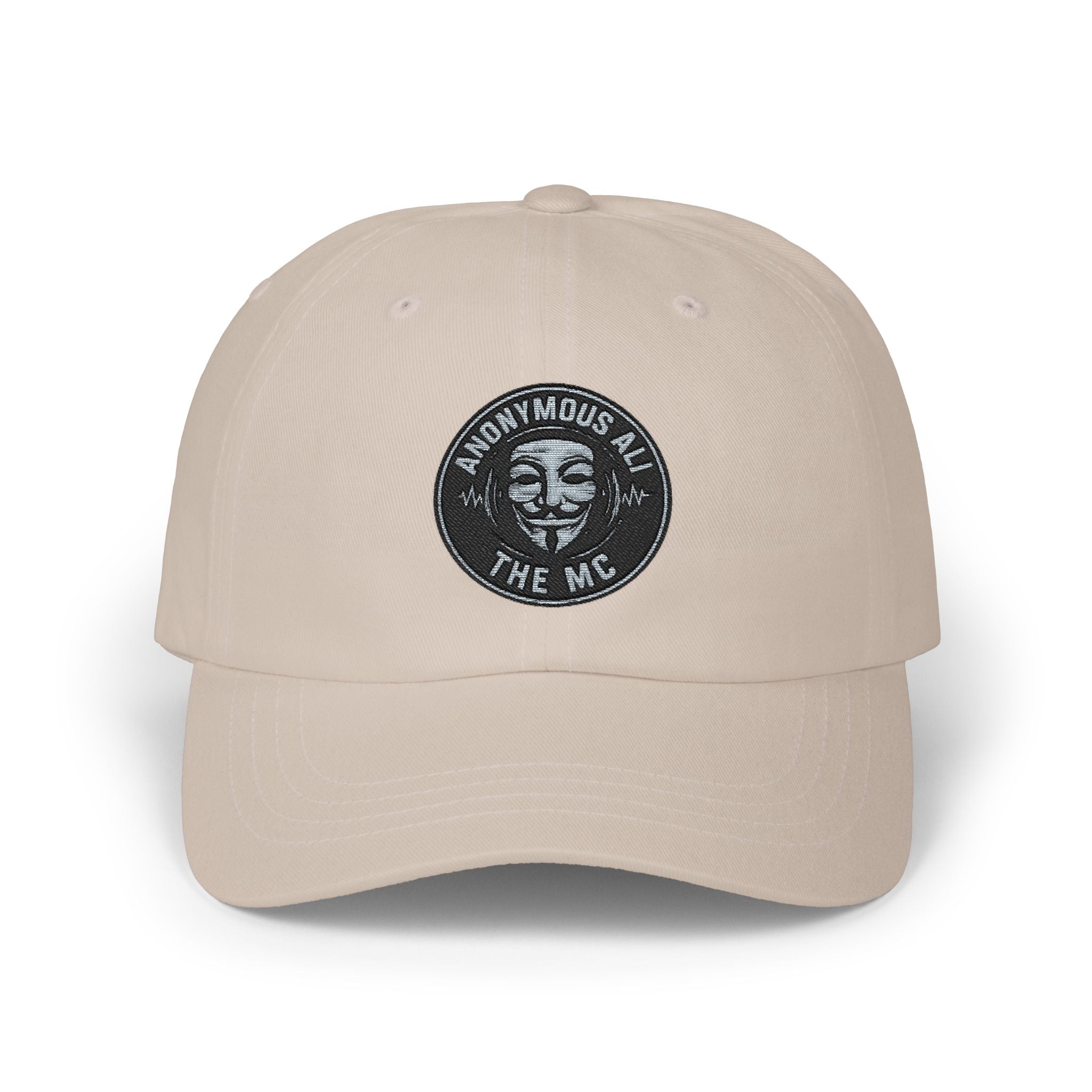 Dad Cap — Anonymous Guy Patch Embroidered Baseball Hat