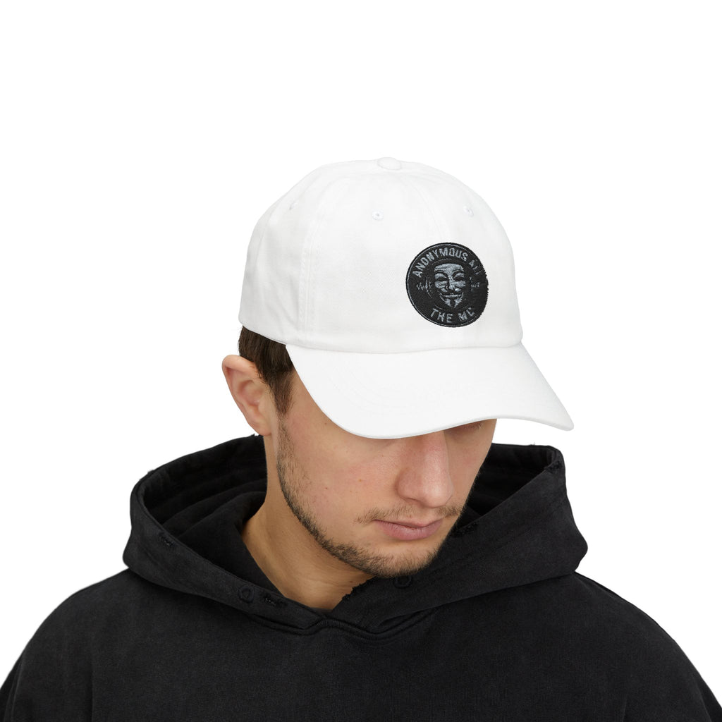 Dad Cap — Anonymous Guy Patch Embroidered Baseball Hat