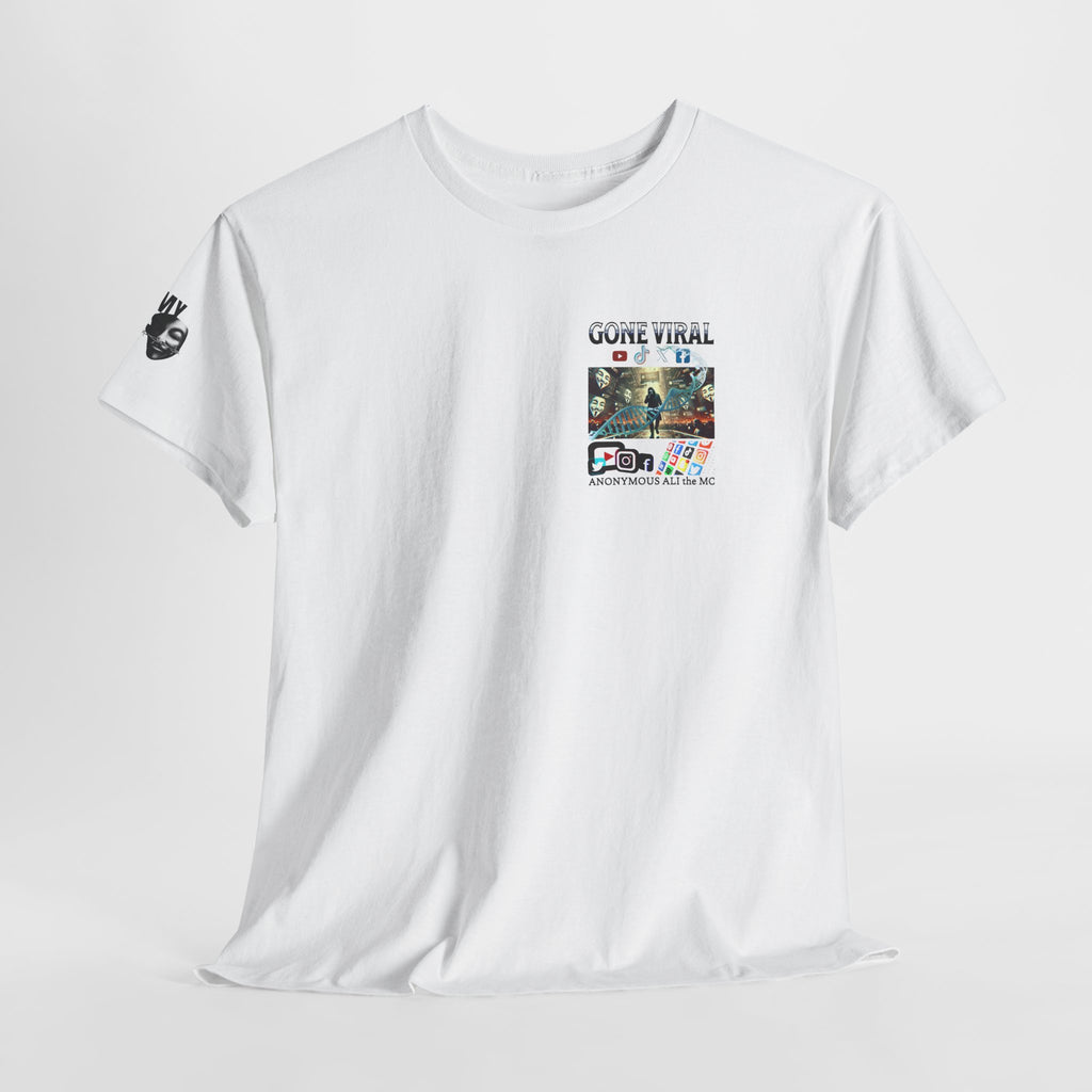 Gone Viral Whiteline T-Shirt ("Anonymous All the MC")