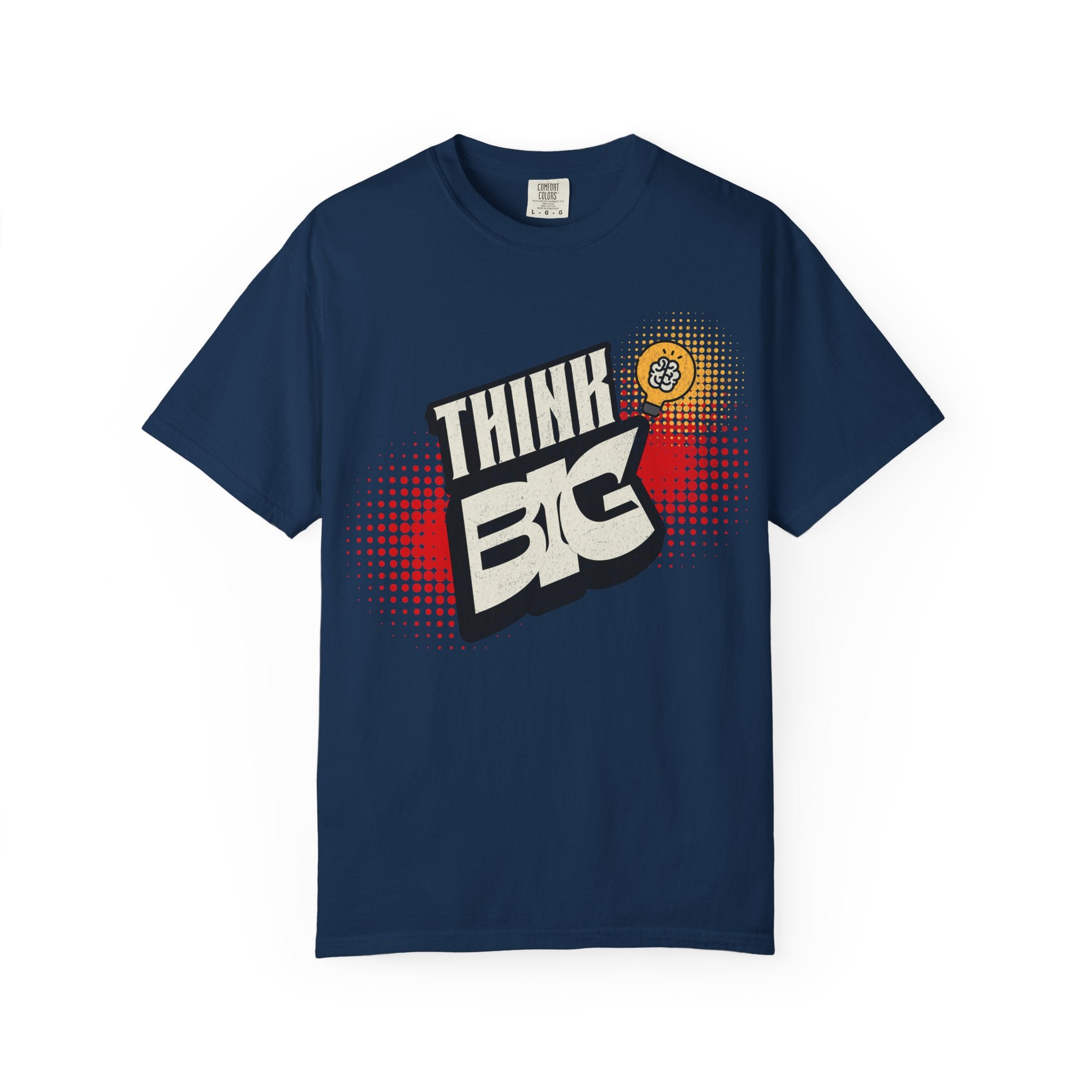 Think Big Graphic Tee — Retro Pop Art Motivational T‑Shirt