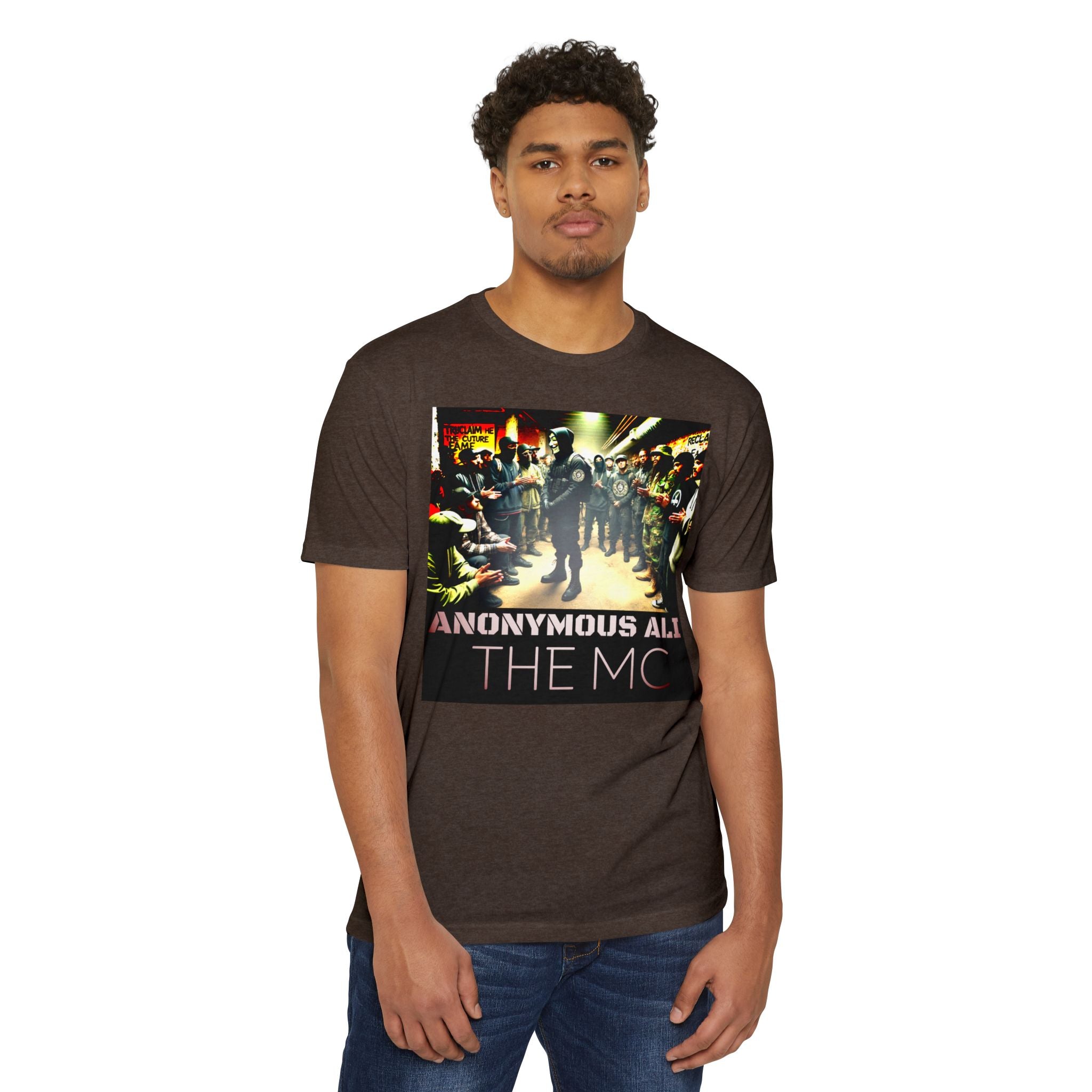 Anonymous Ali 'The MC' Graphic T-Shirt — Urban Hip Hop Rap Tee