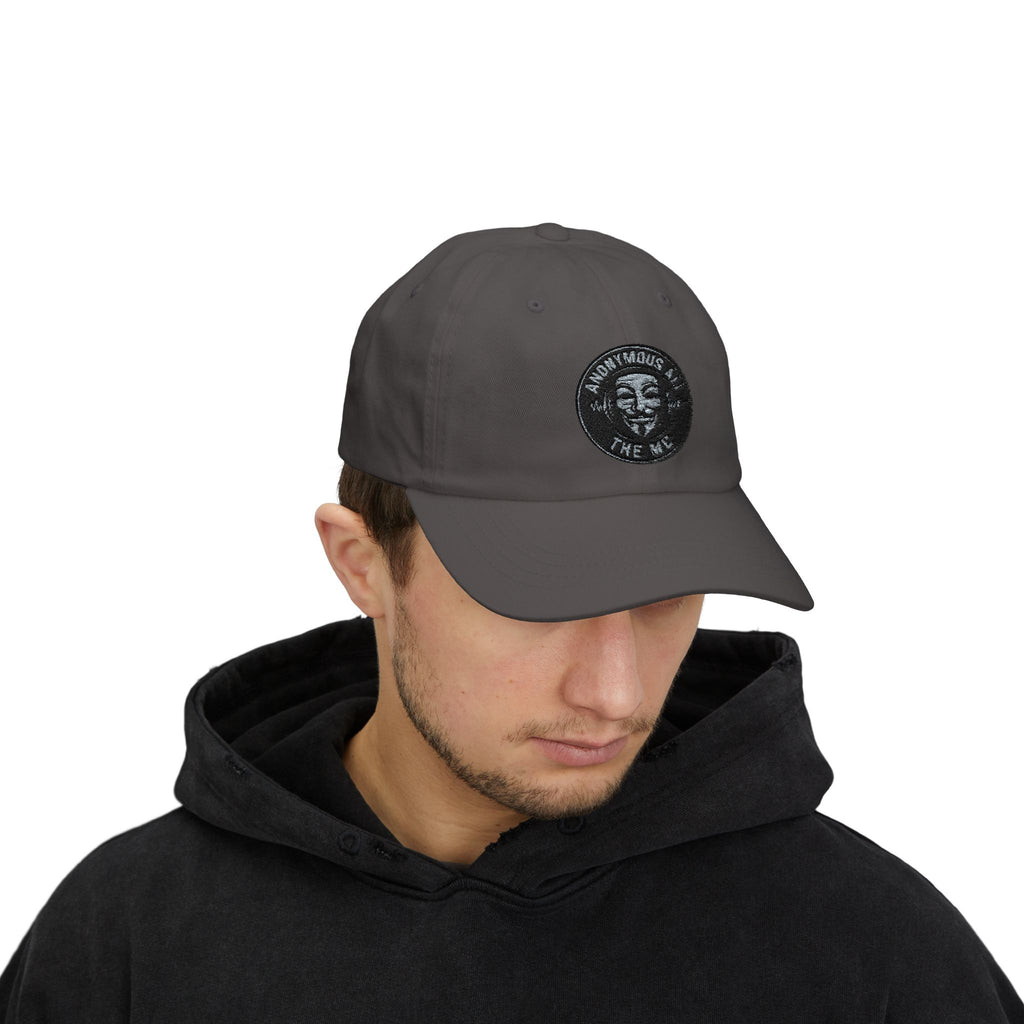 Dad Cap — Anonymous Guy Patch Embroidered Baseball Hat