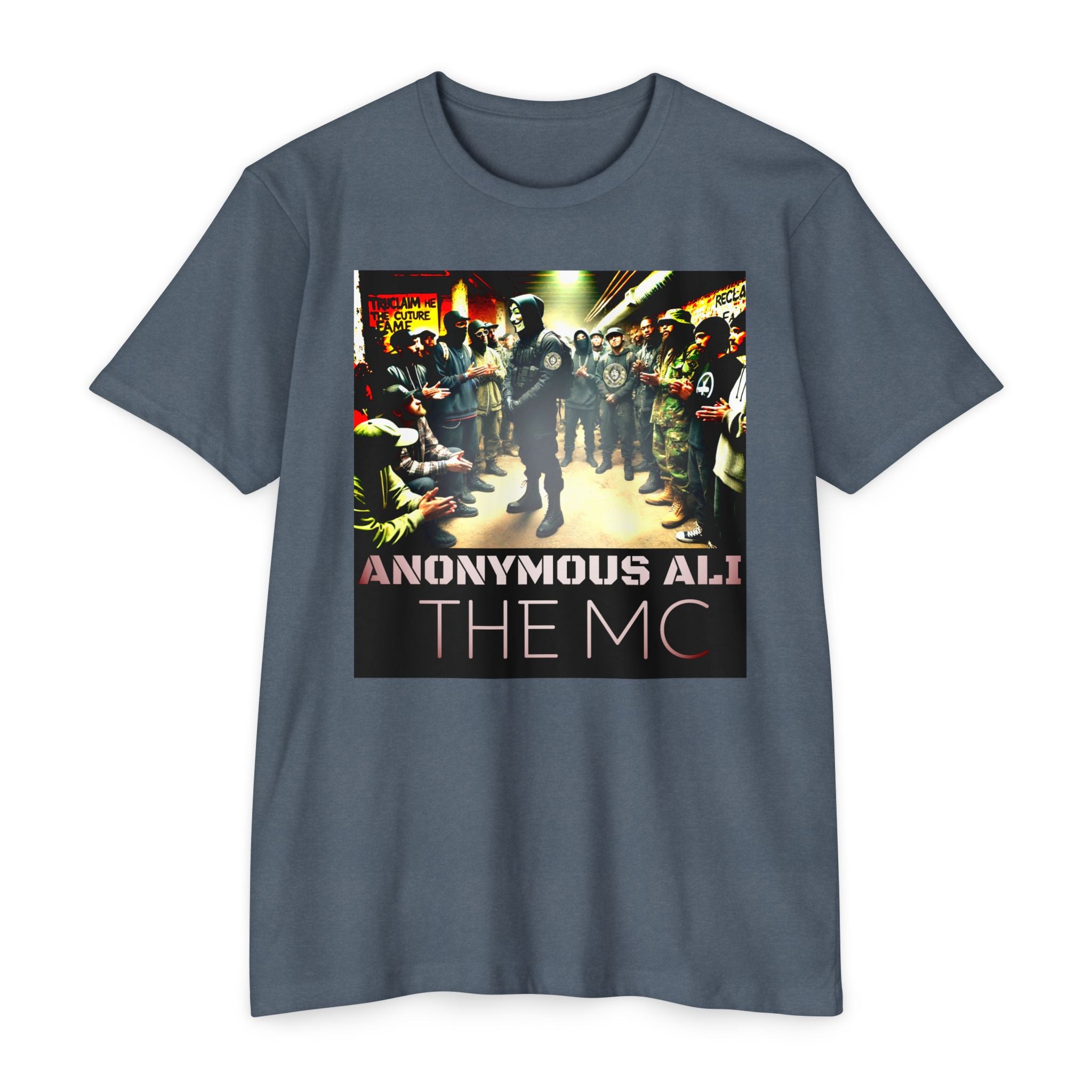 Anonymous Ali 'The MC' Graphic T-Shirt — Urban Hip Hop Rap Tee