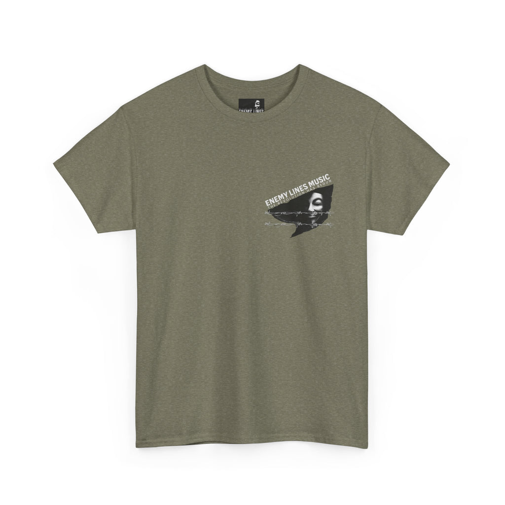 Enemy Lines Music Graphic Tee — "The Revolution Has Begun" Brand Shirt