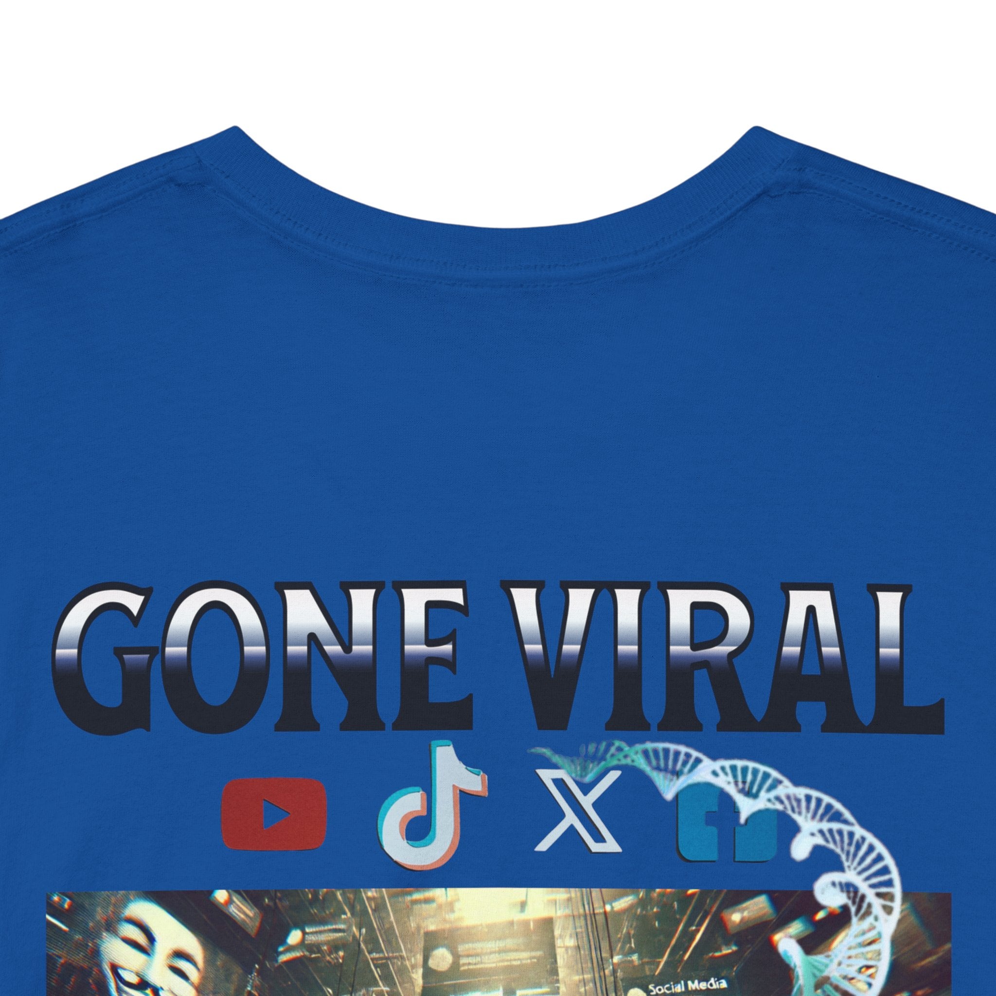 Gone Viral Whiteline T-Shirt ("Anonymous All the MC")
