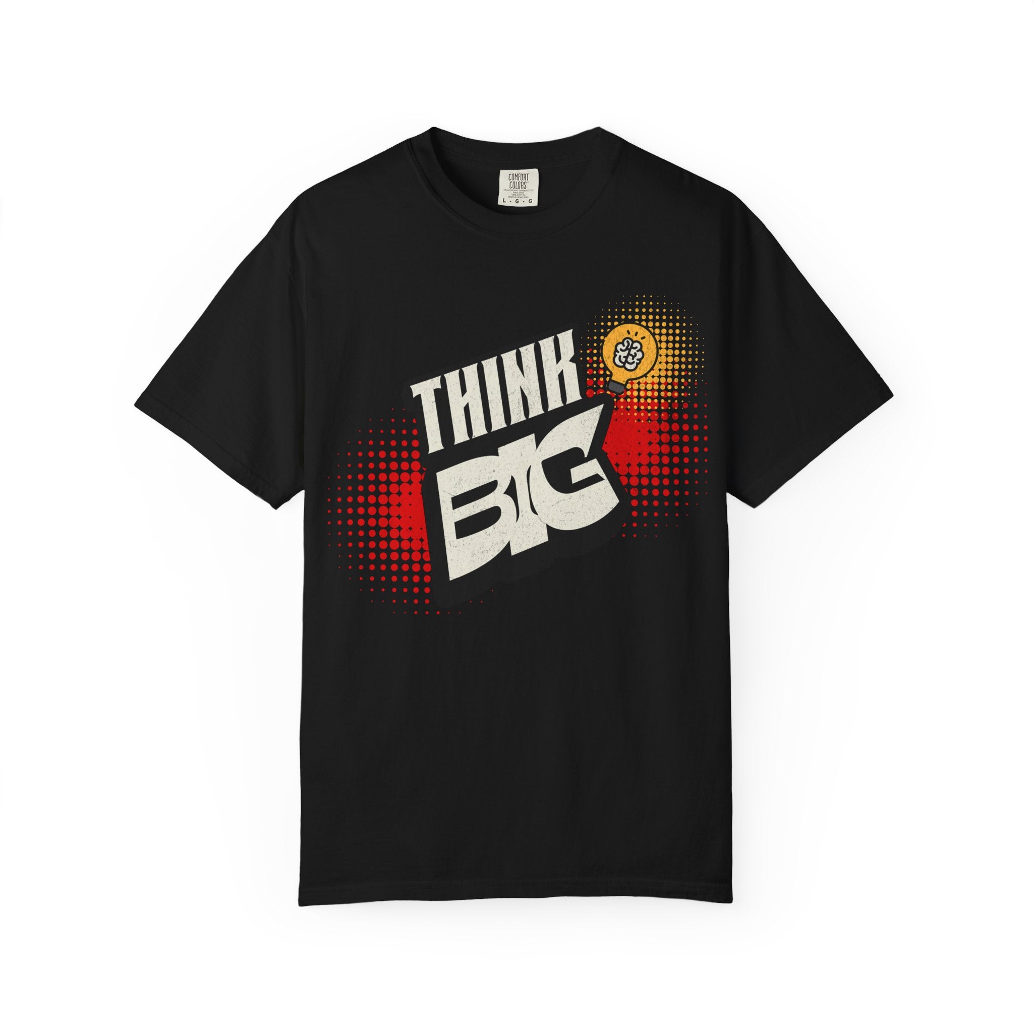 Think Big Graphic Tee — Retro Pop Art Motivational T‑Shirt