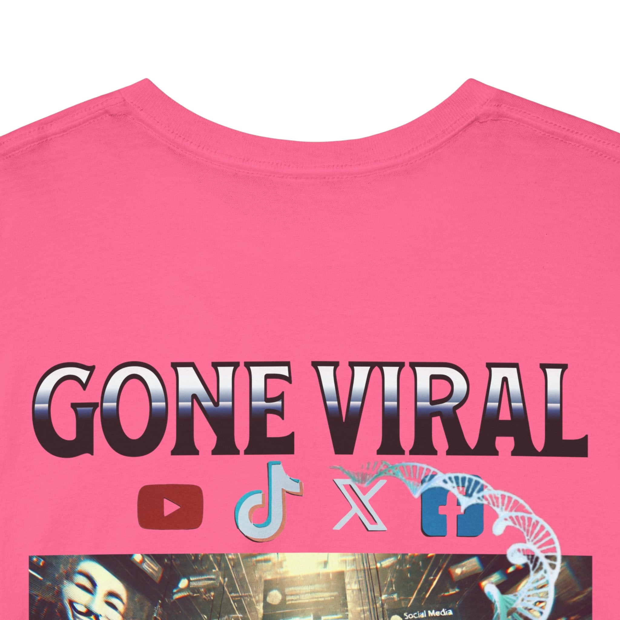 Gone Viral Whiteline T-Shirt ("Anonymous All the MC")