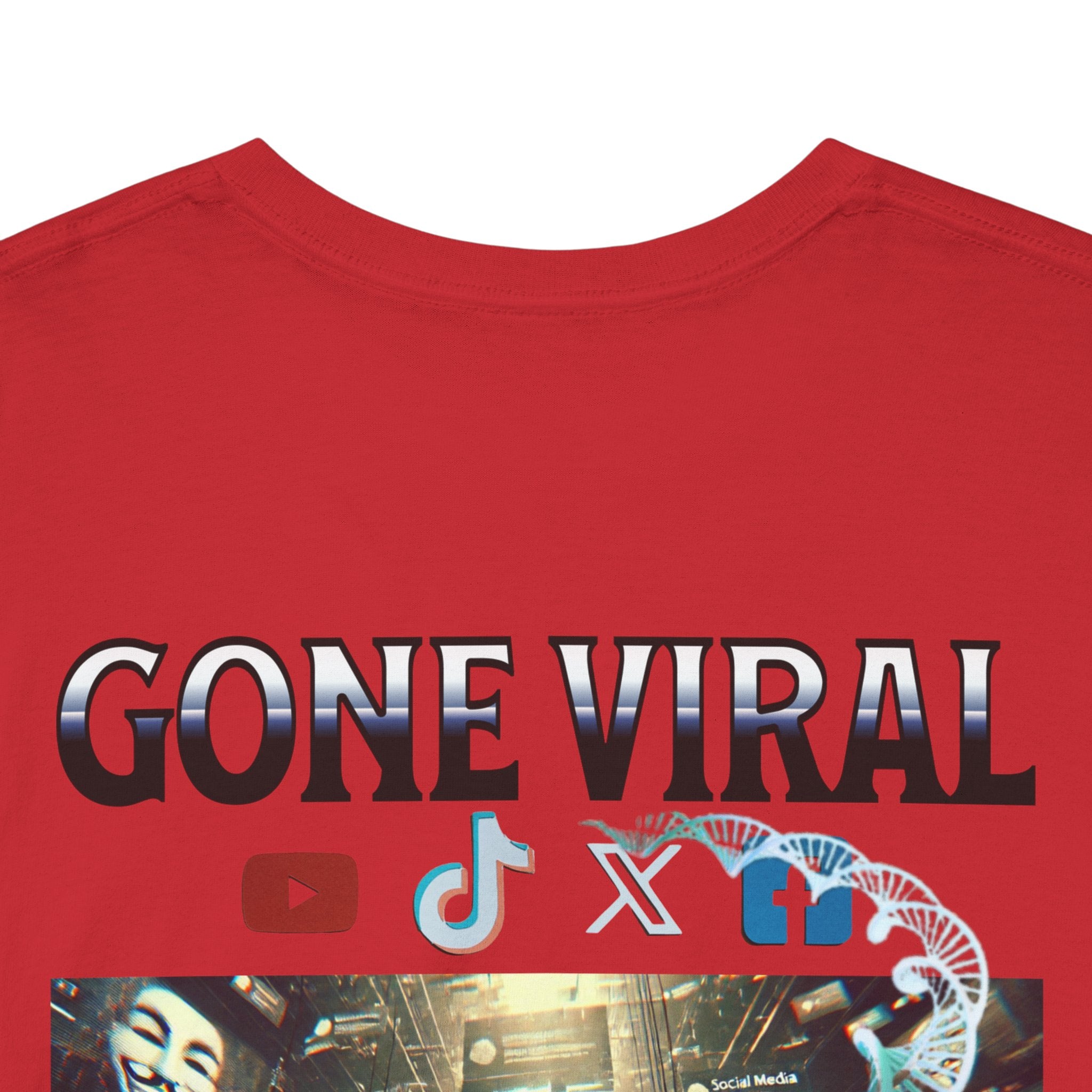 Gone Viral Whiteline T-Shirt ("Anonymous All the MC")