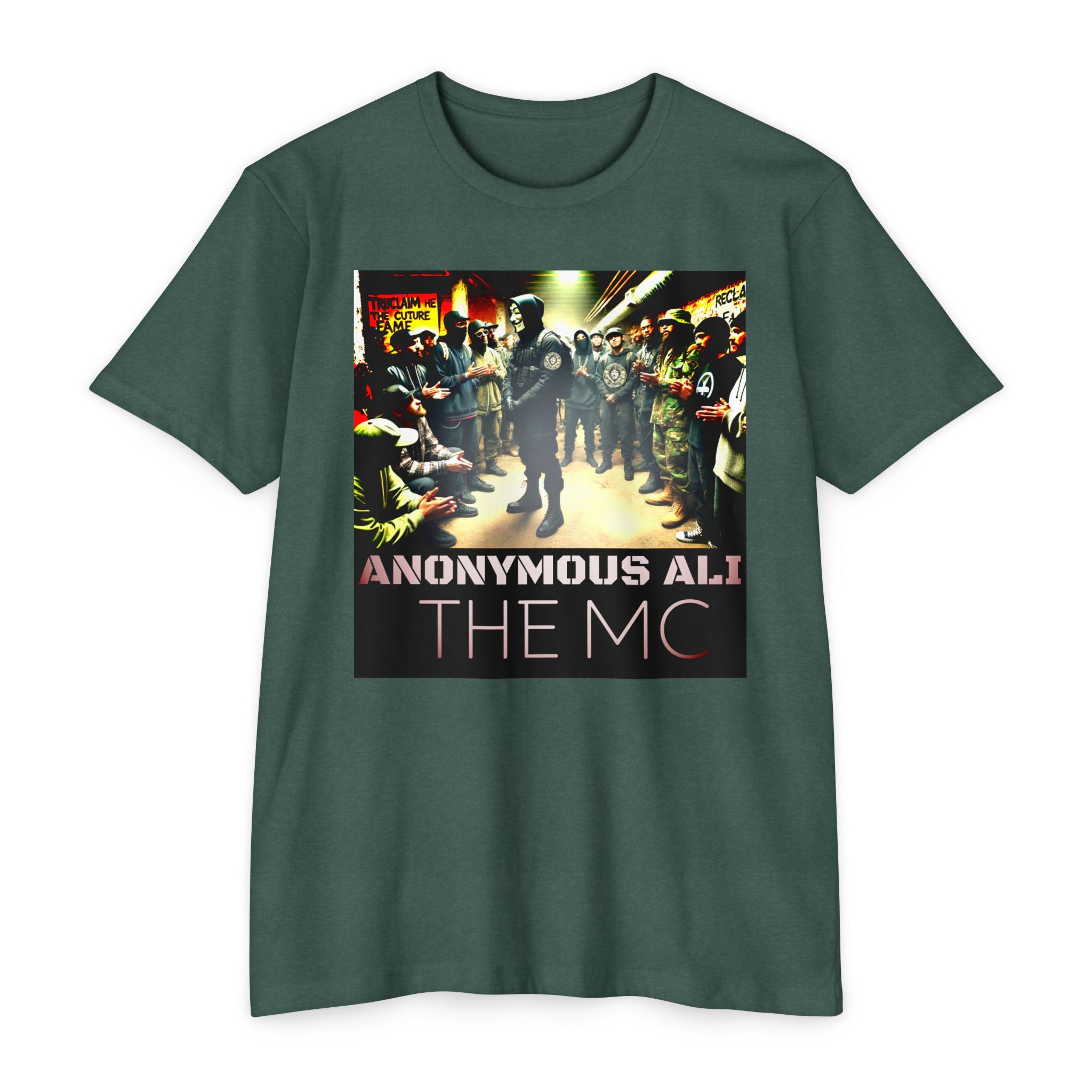 Anonymous Ali 'The MC' Graphic T-Shirt — Urban Hip Hop Rap Tee