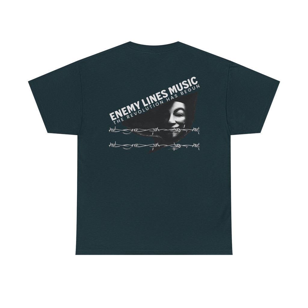 Enemy Lines Music Graphic Tee — "The Revolution Has Begun" Brand Shirt
