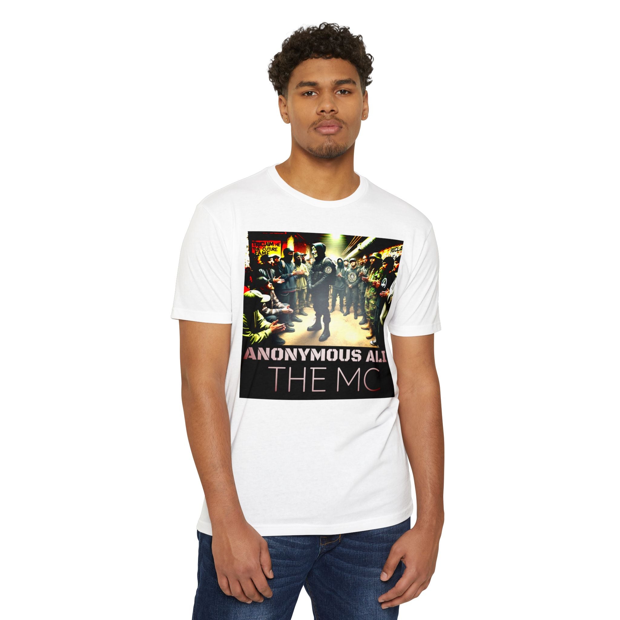 Anonymous Ali 'The MC' Graphic T-Shirt — Urban Hip Hop Rap Tee