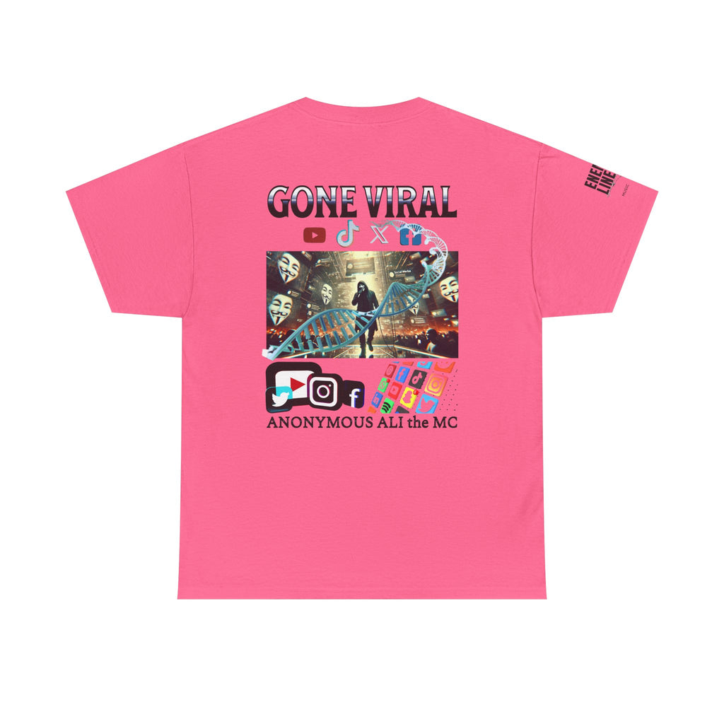 Gone Viral Whiteline T-Shirt ("Anonymous All the MC")