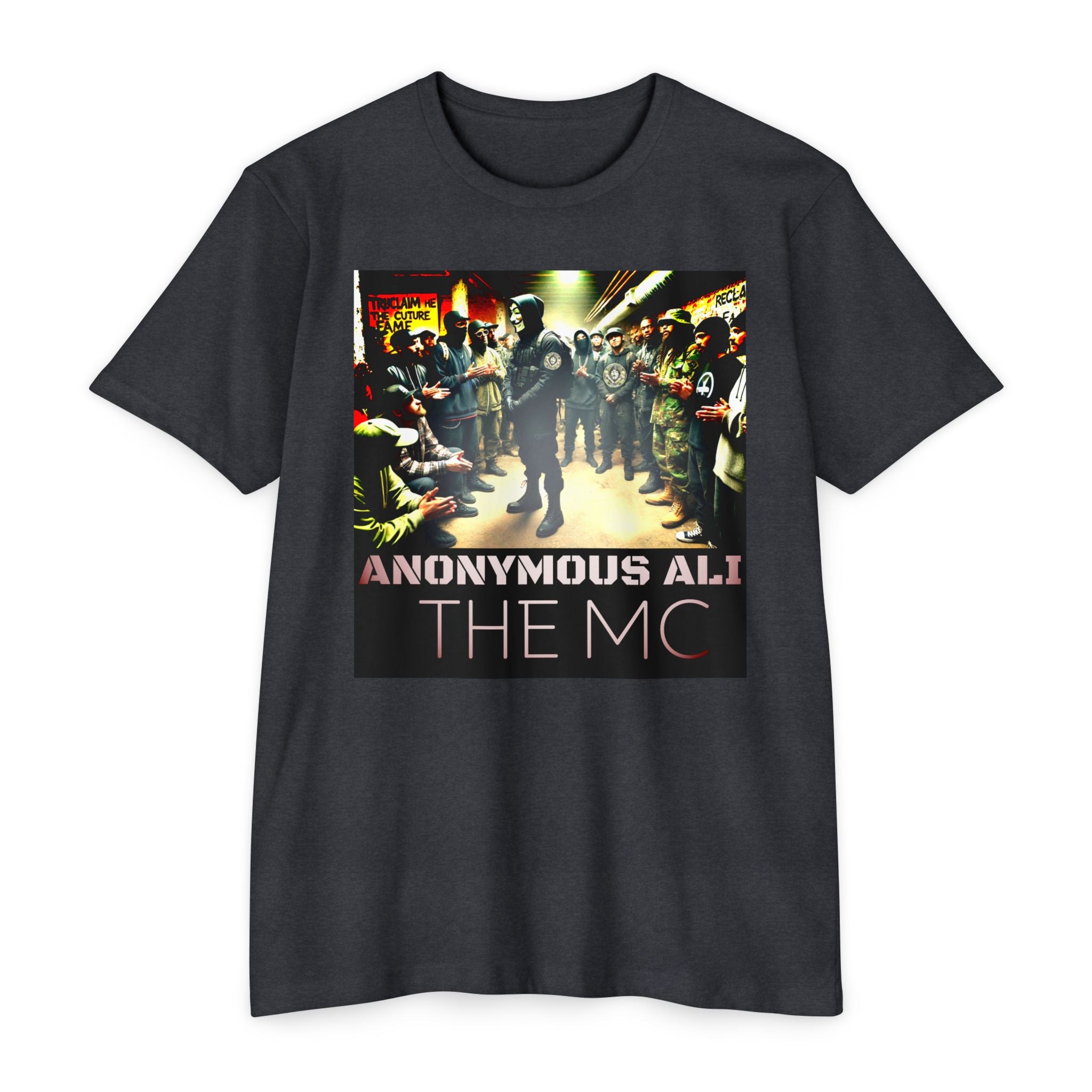 Anonymous Ali 'The MC' Graphic T-Shirt — Urban Hip Hop Rap Tee
