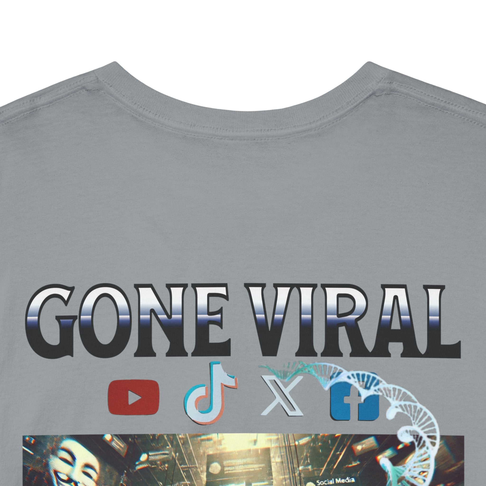 Gone Viral Whiteline T-Shirt ("Anonymous All the MC")