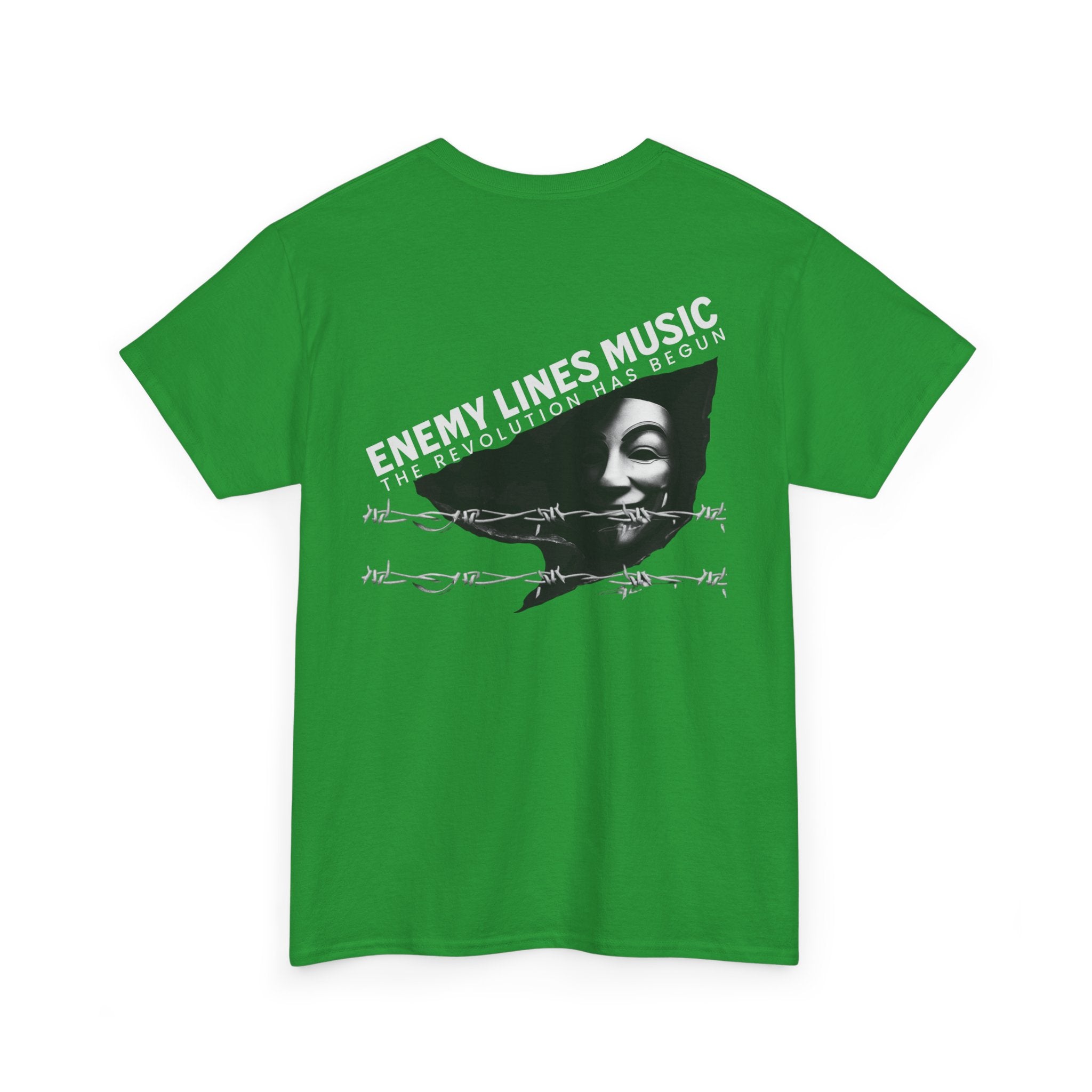 Enemy Lines Music Graphic Tee — "The Revolution Has Begun" Brand Shirt