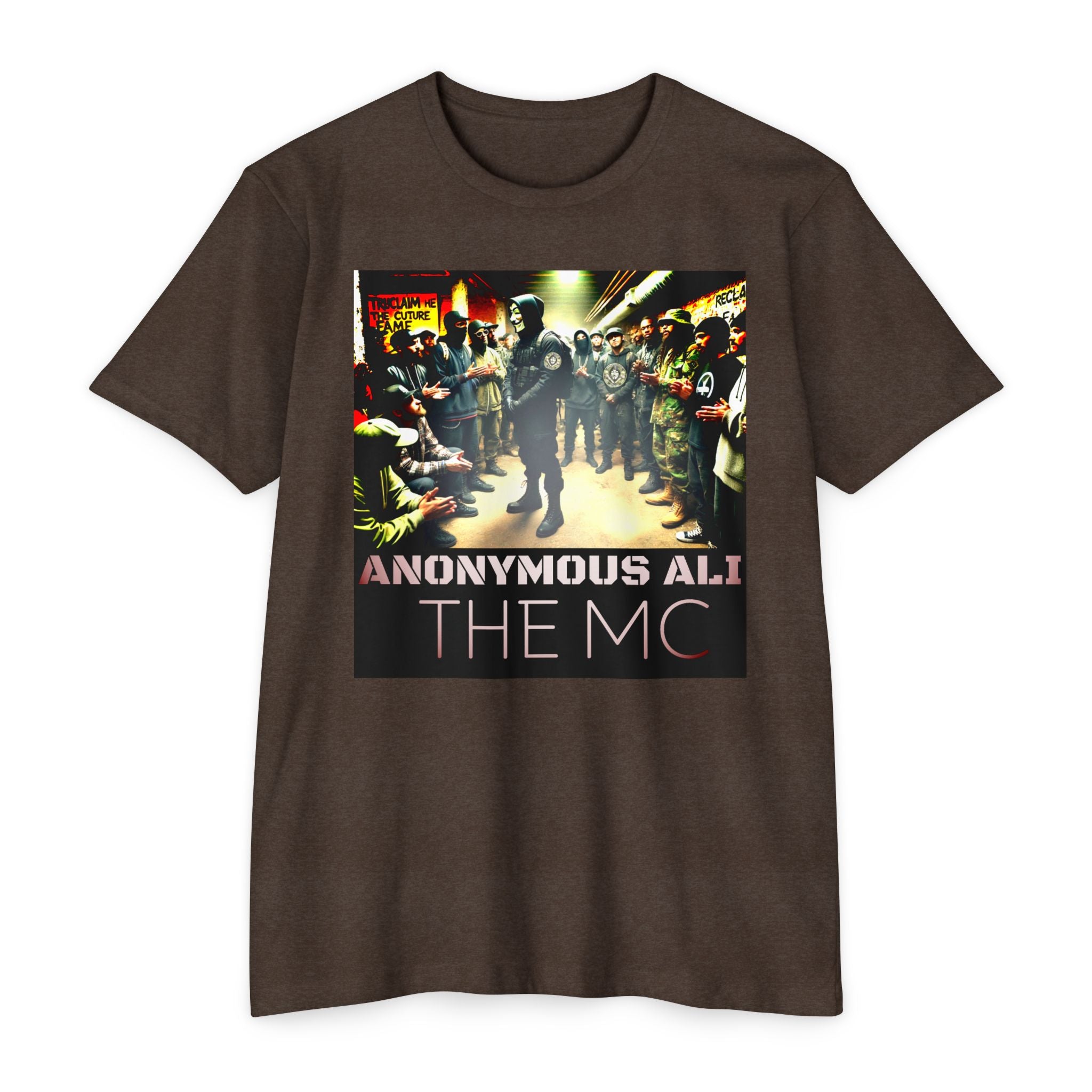 Anonymous Ali 'The MC' Graphic T-Shirt — Urban Hip Hop Rap Tee