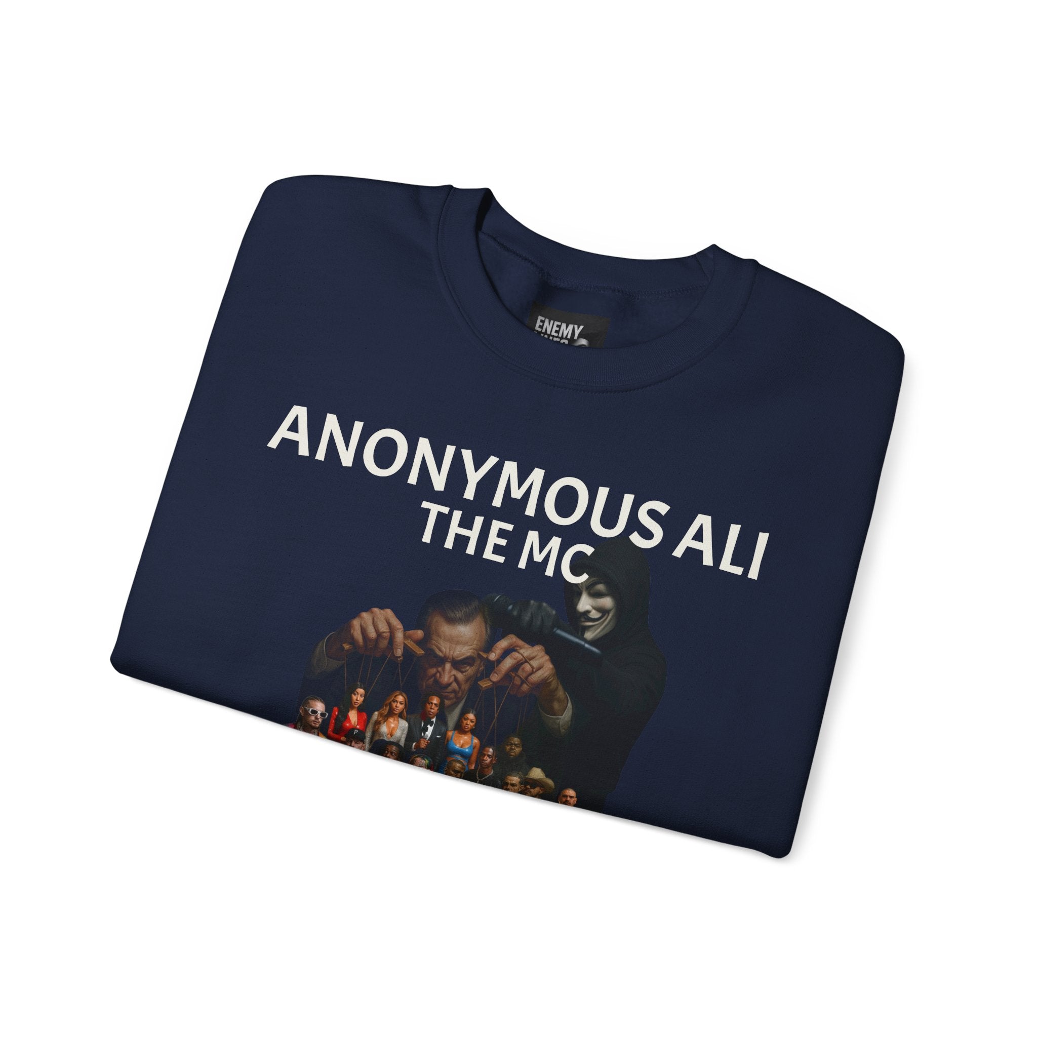 Anonymous Ali The Illuminati Puppets Crewneck Sweatshirt
