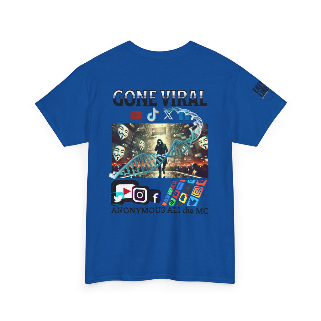 Gone Viral Whiteline T-Shirt ("Anonymous All the MC")