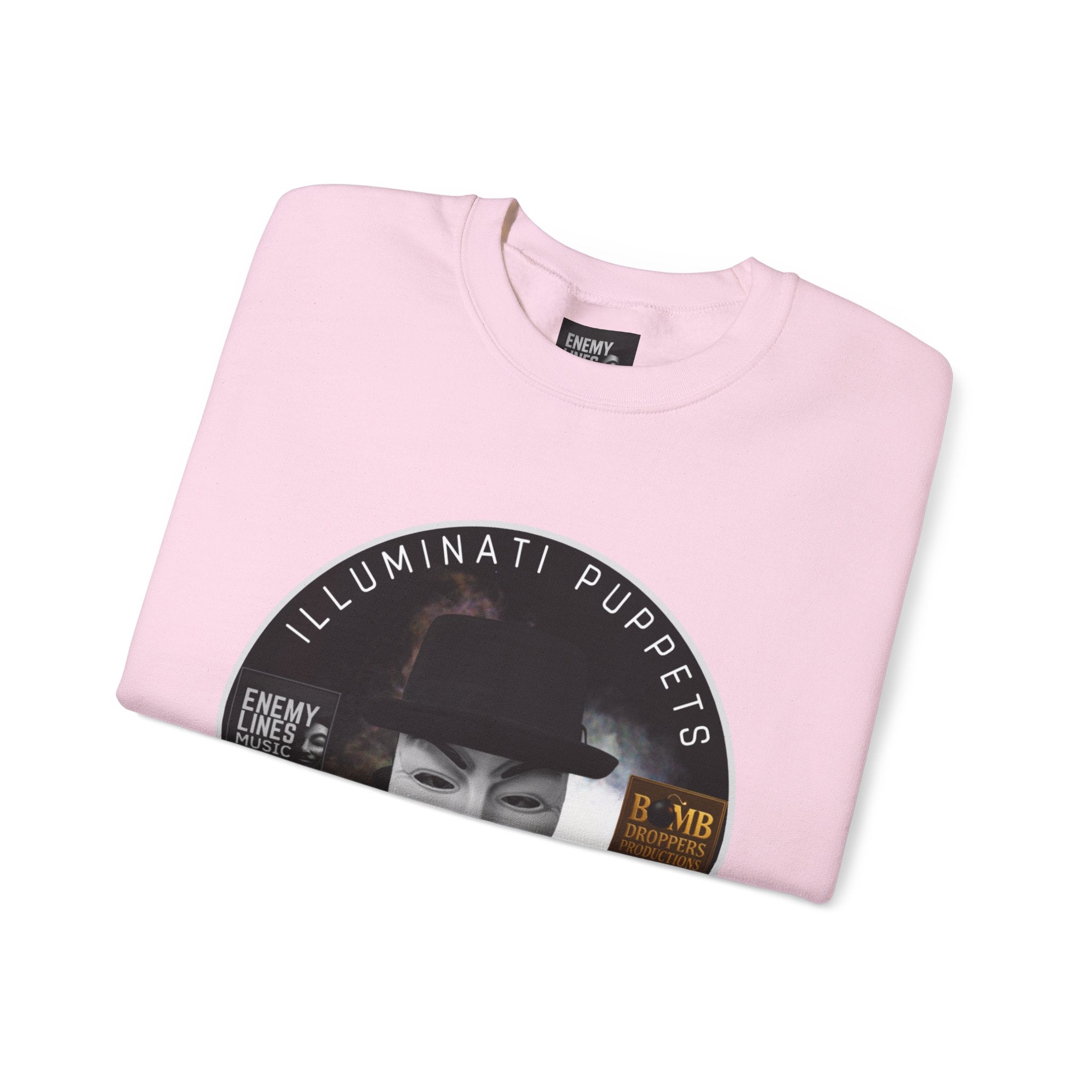 Anonymous All "Illuminati Puppets" Crewneck Sweatshirt