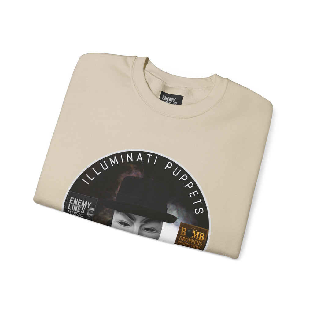 Anonymous All "Illuminati Puppets" Crewneck Sweatshirt
