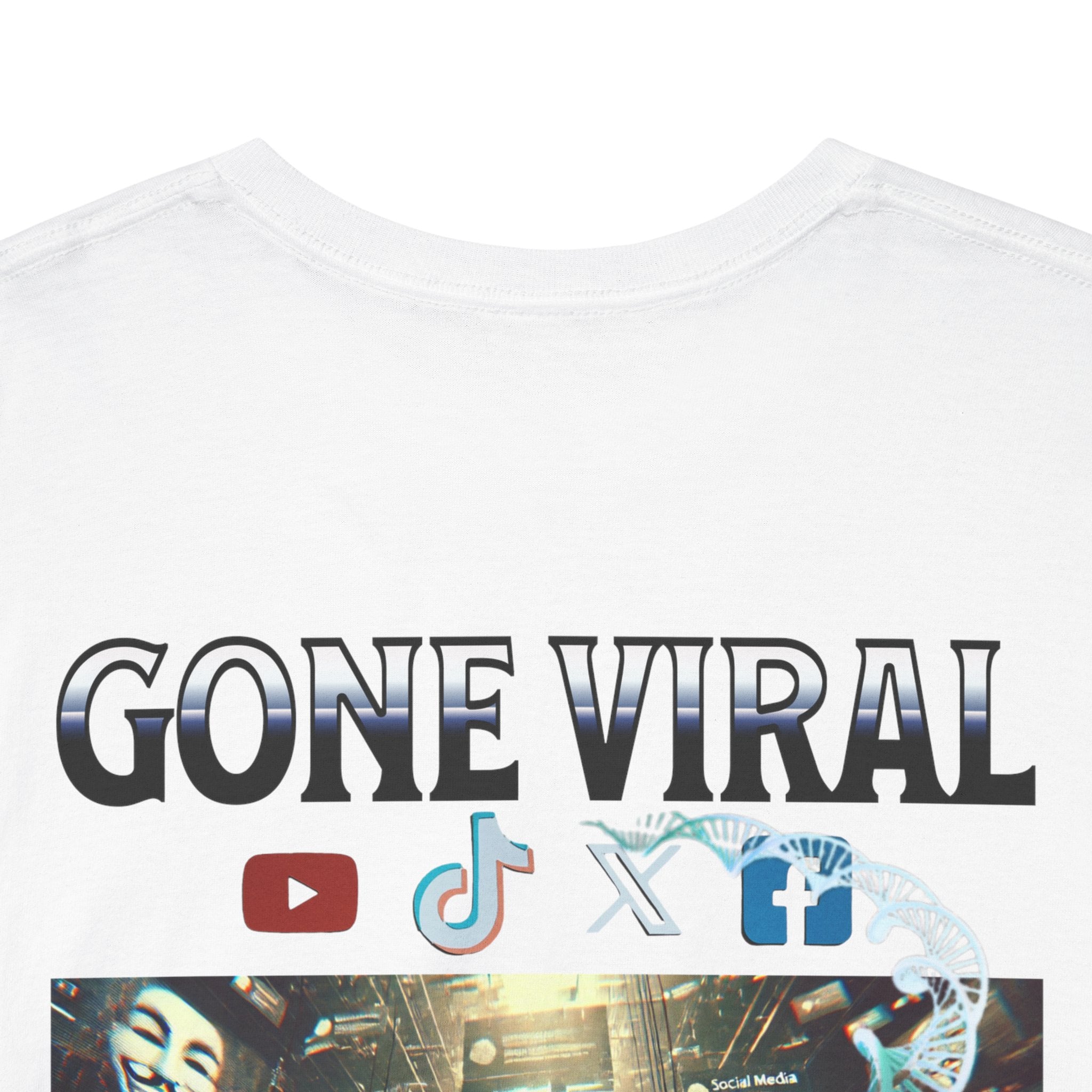 Gone Viral Whiteline T-Shirt ("Anonymous All the MC")
