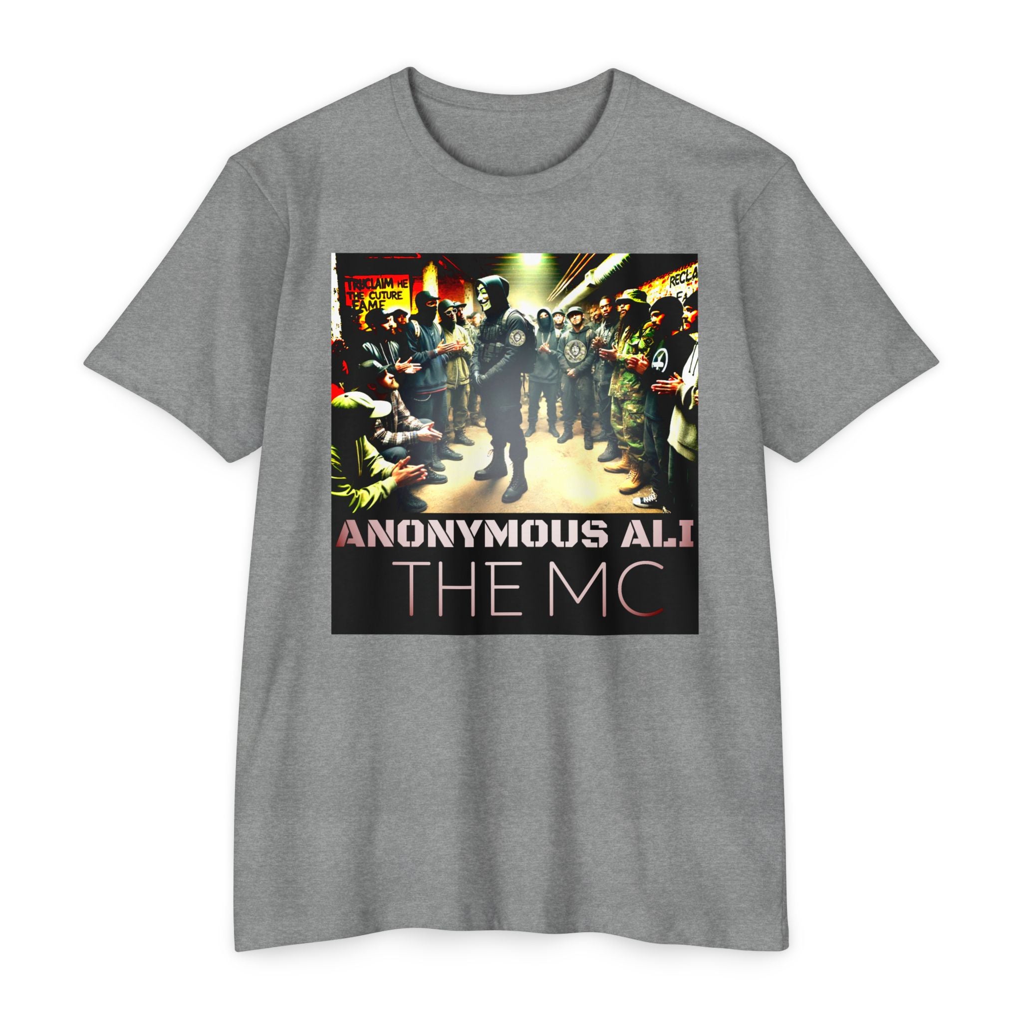 Anonymous Ali 'The MC' Graphic T-Shirt — Urban Hip Hop Rap Tee