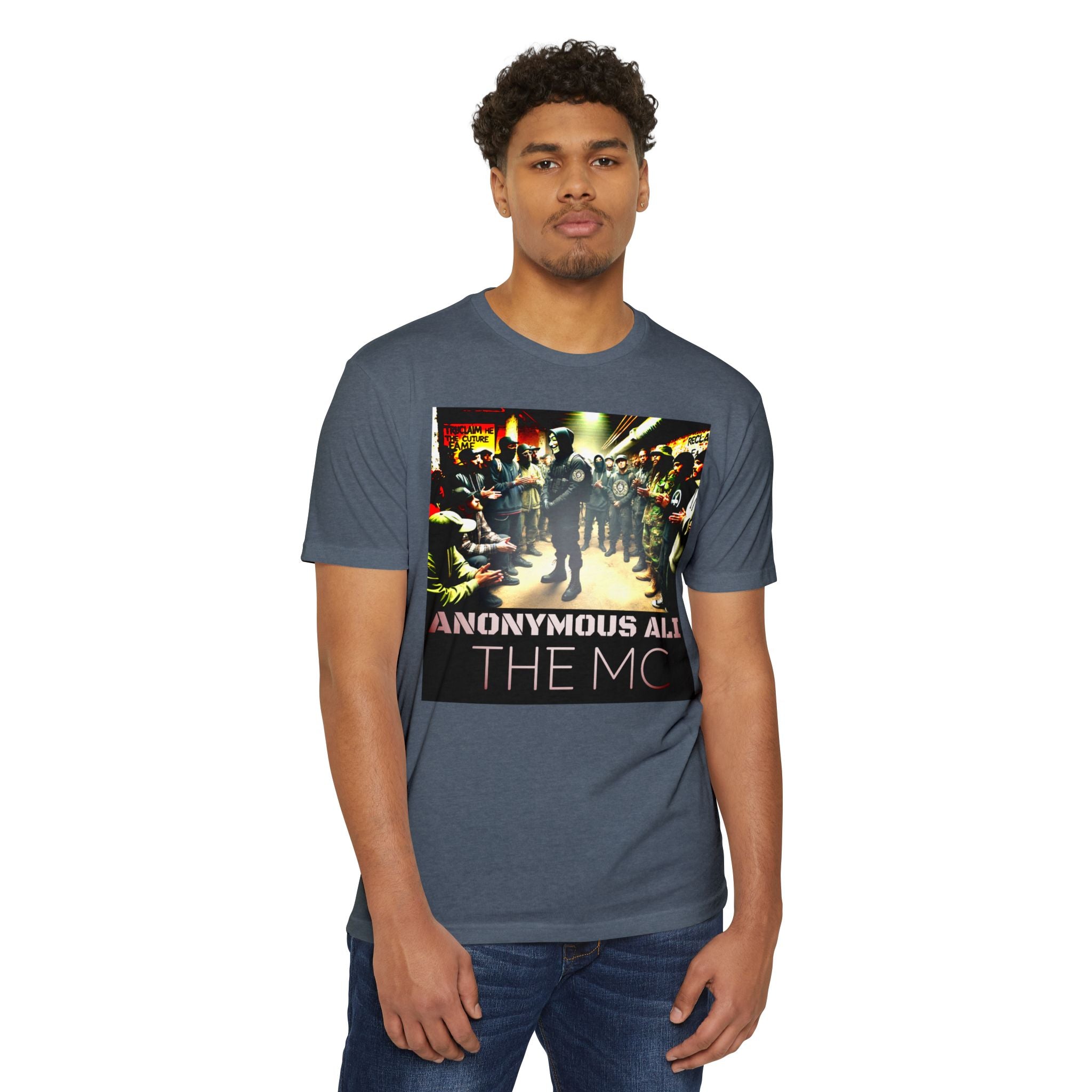 Anonymous Ali 'The MC' Graphic T-Shirt — Urban Hip Hop Rap Tee