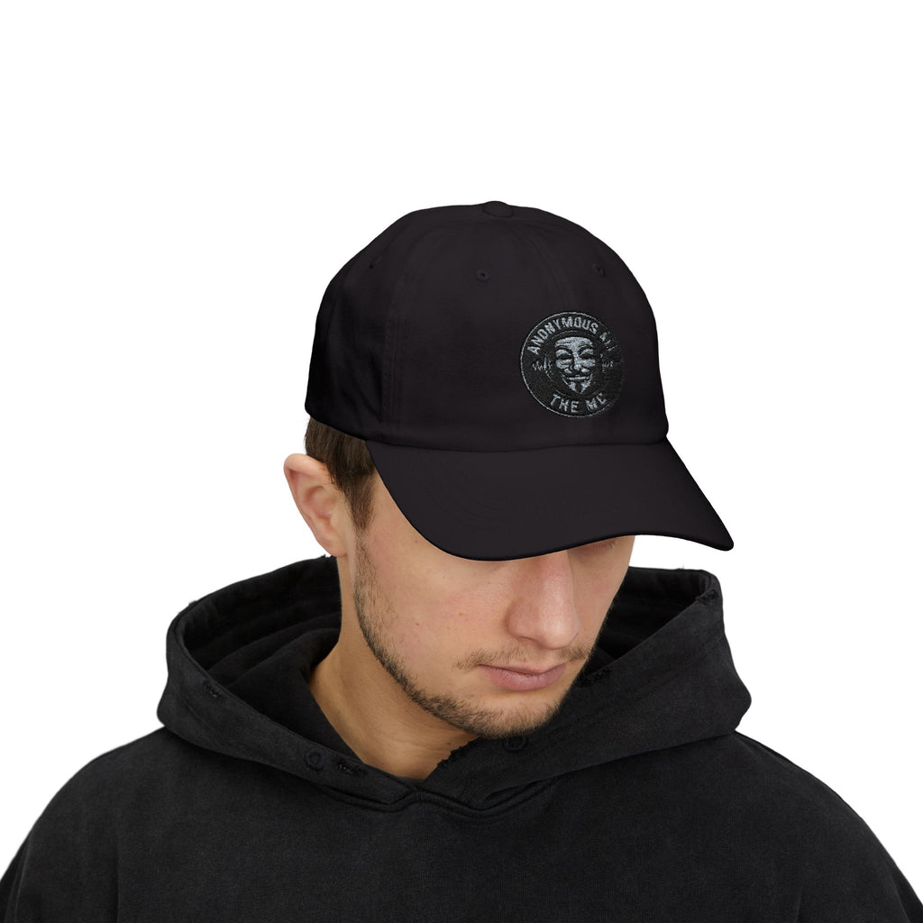 Dad Cap — Anonymous Guy Patch Embroidered Baseball Hat