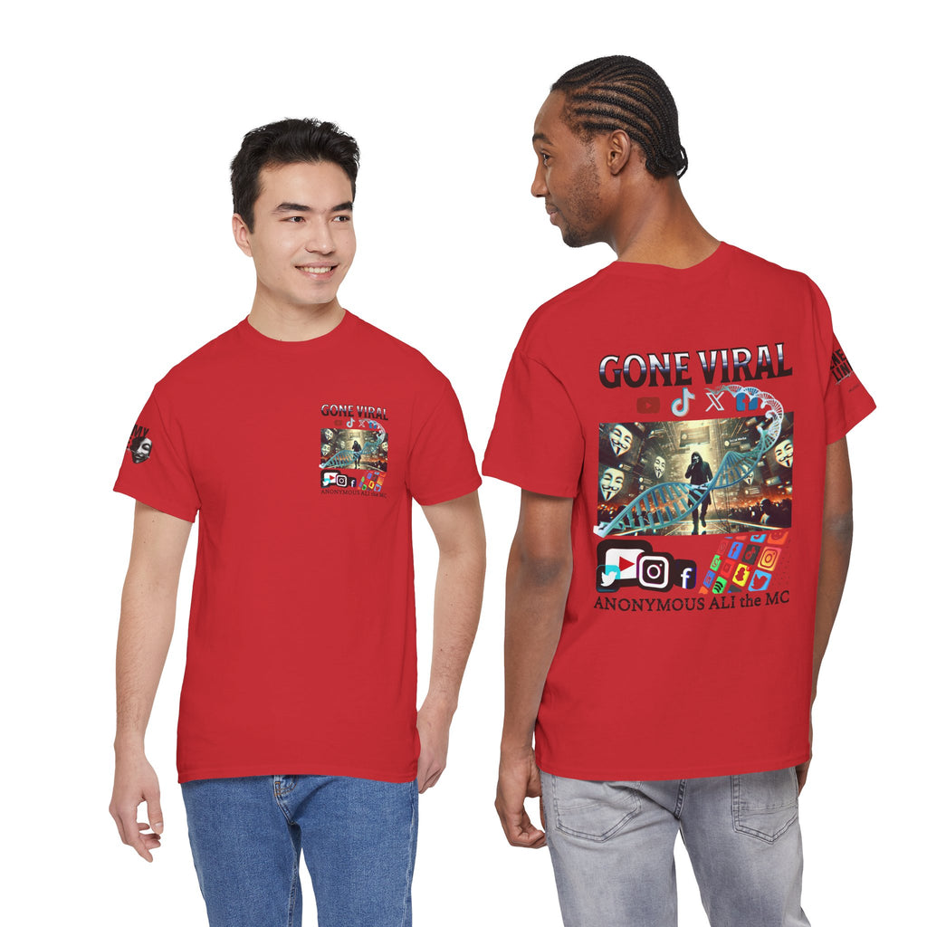Gone Viral Whiteline T-Shirt ("Anonymous All the MC")