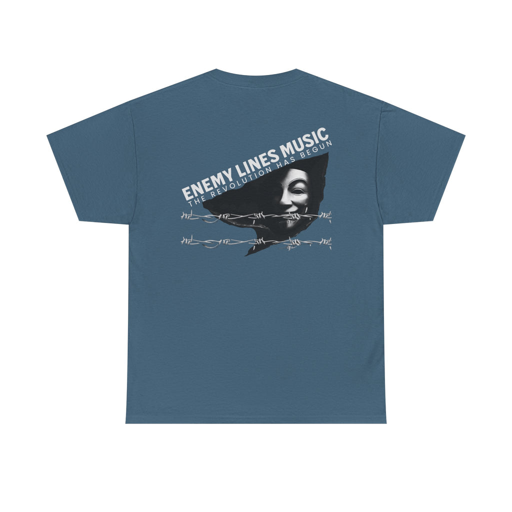 Enemy Lines Music Graphic Tee — "The Revolution Has Begun" Brand Shirt