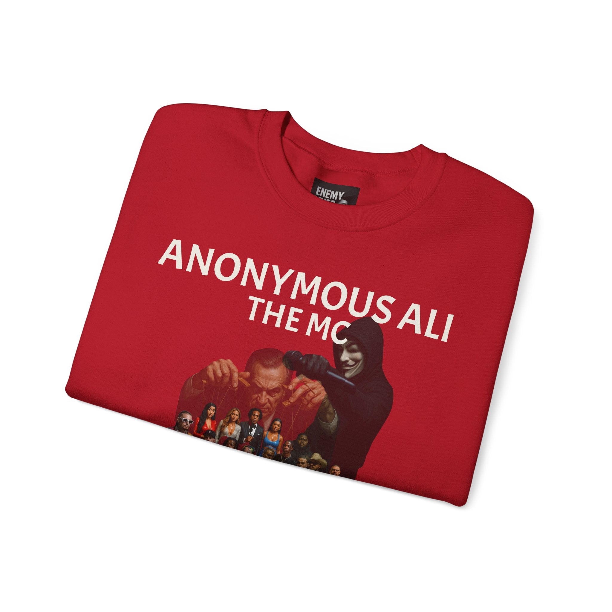 Anonymous Ali The Illuminati Puppets Crewneck Sweatshirt