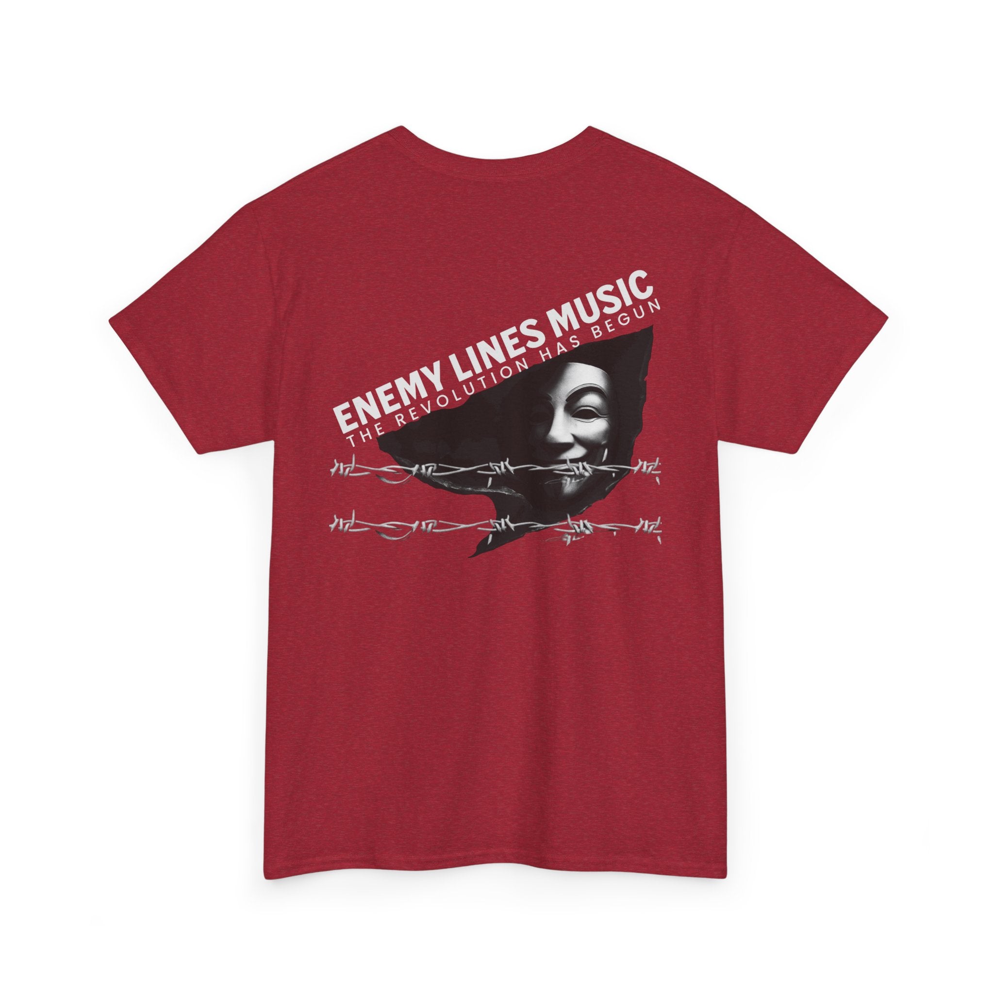 Enemy Lines Music Graphic Tee — "The Revolution Has Begun" Brand Shirt