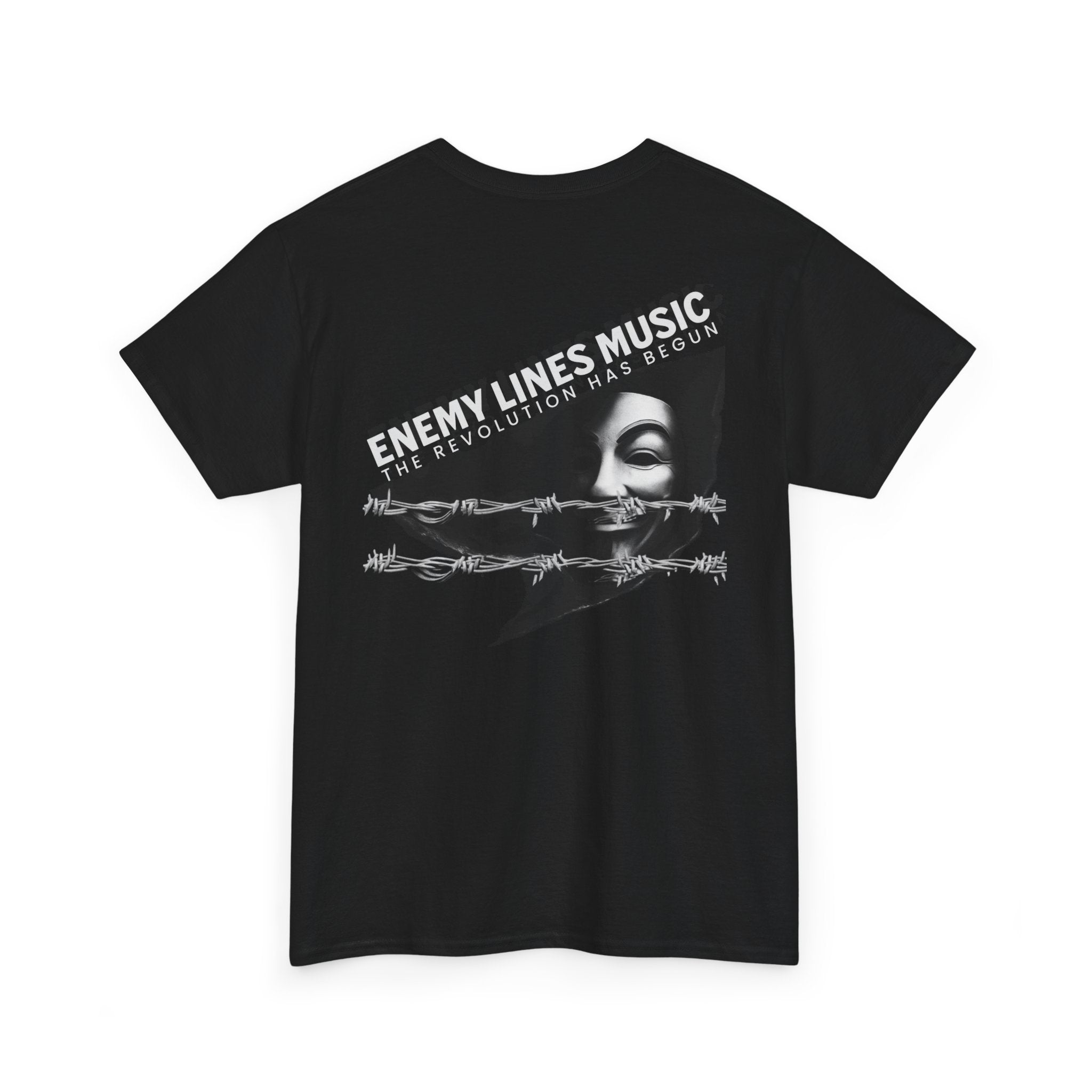 Enemy Lines Music Graphic Tee — "The Revolution Is About" Band Shirt
