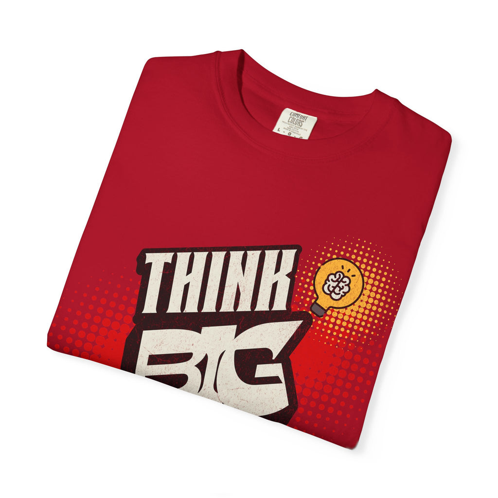 Think Big Graphic Tee — Retro Pop Art Motivational T‑Shirt