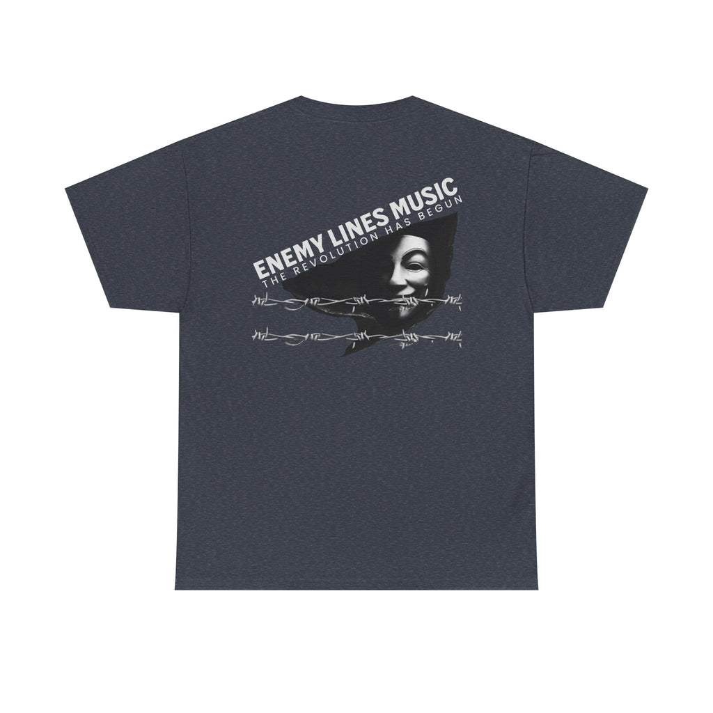 Enemy Lines Music Graphic Tee — "The Revolution Has Begun" Brand Shirt