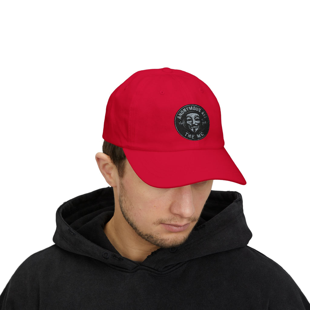 Dad Cap — Anonymous Guy Patch Embroidered Baseball Hat