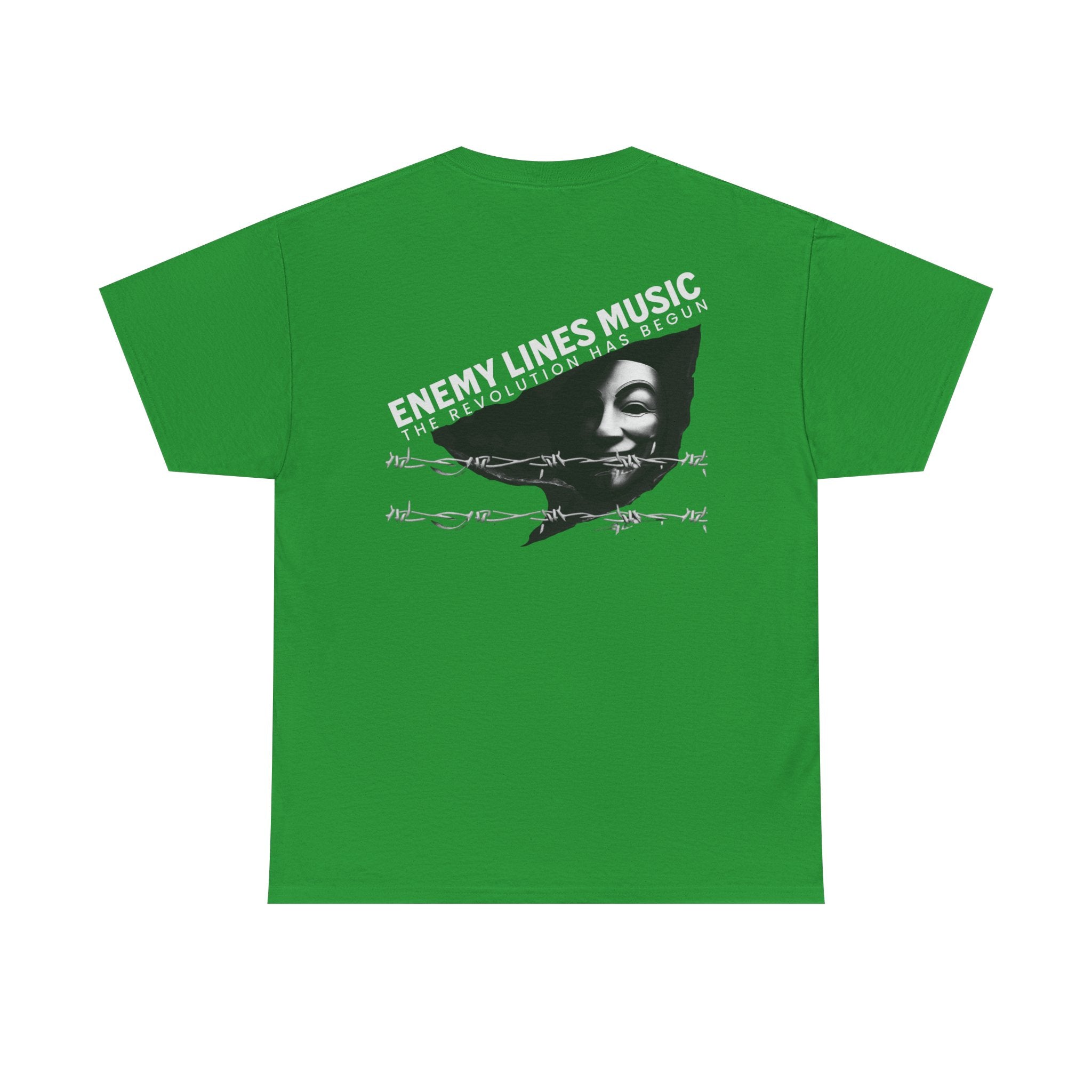 Enemy Lines Music Graphic Tee — "The Revolution Has Begun" Brand Shirt