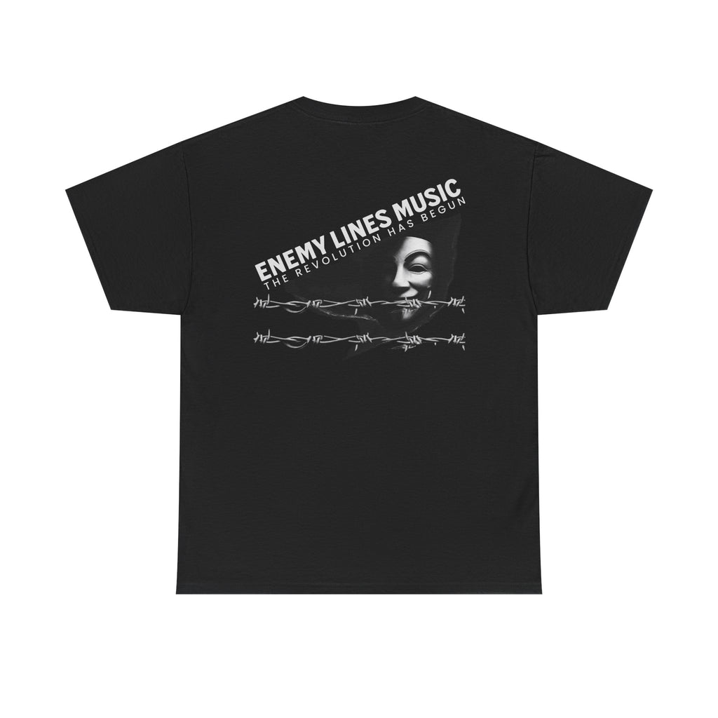 Enemy Lines Music Graphic Tee — "The Revolution Has Begun" Brand Shirt