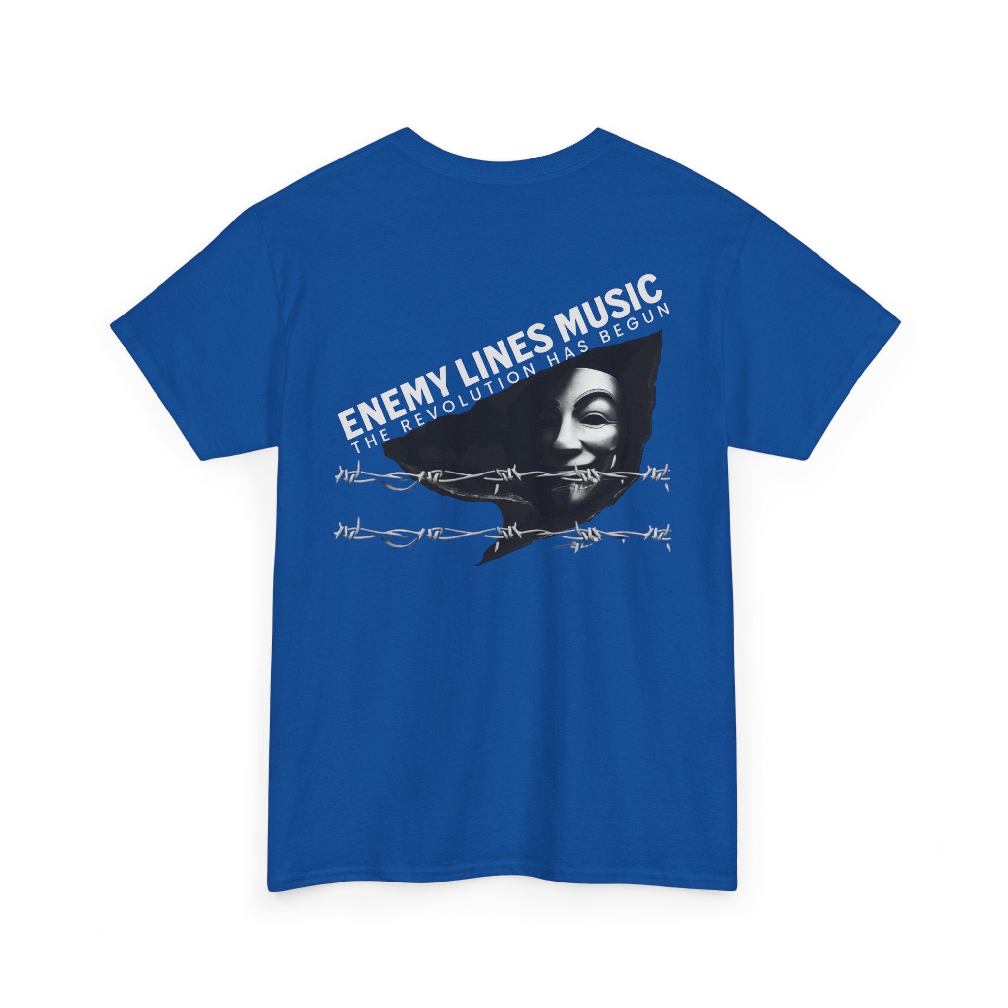 Enemy Lines Music Graphic Tee — "The Revolution Has Begun" Brand Shirt
