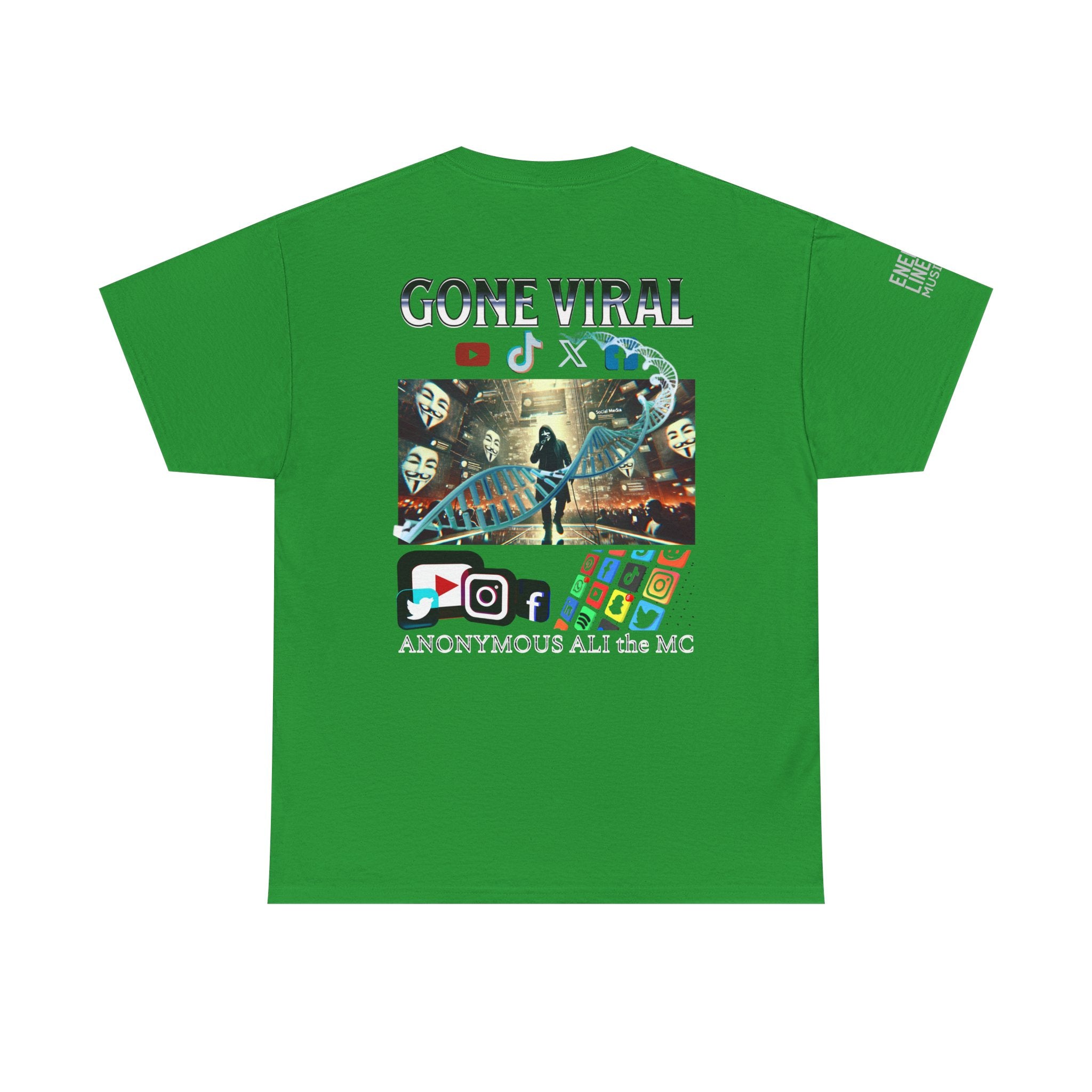 Gone Viral Blackline — T-Shirt ("Anonymous All the MC")