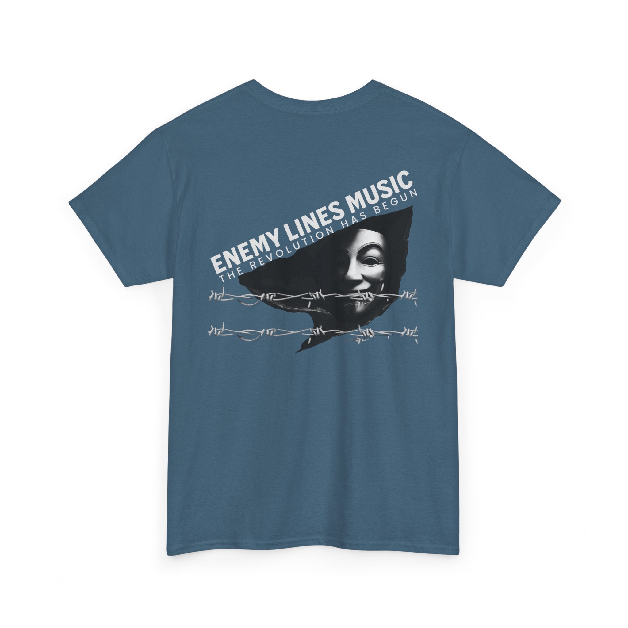 Enemy Lines Music Graphic Tee — "The Revolution Has Begun" Brand Shirt