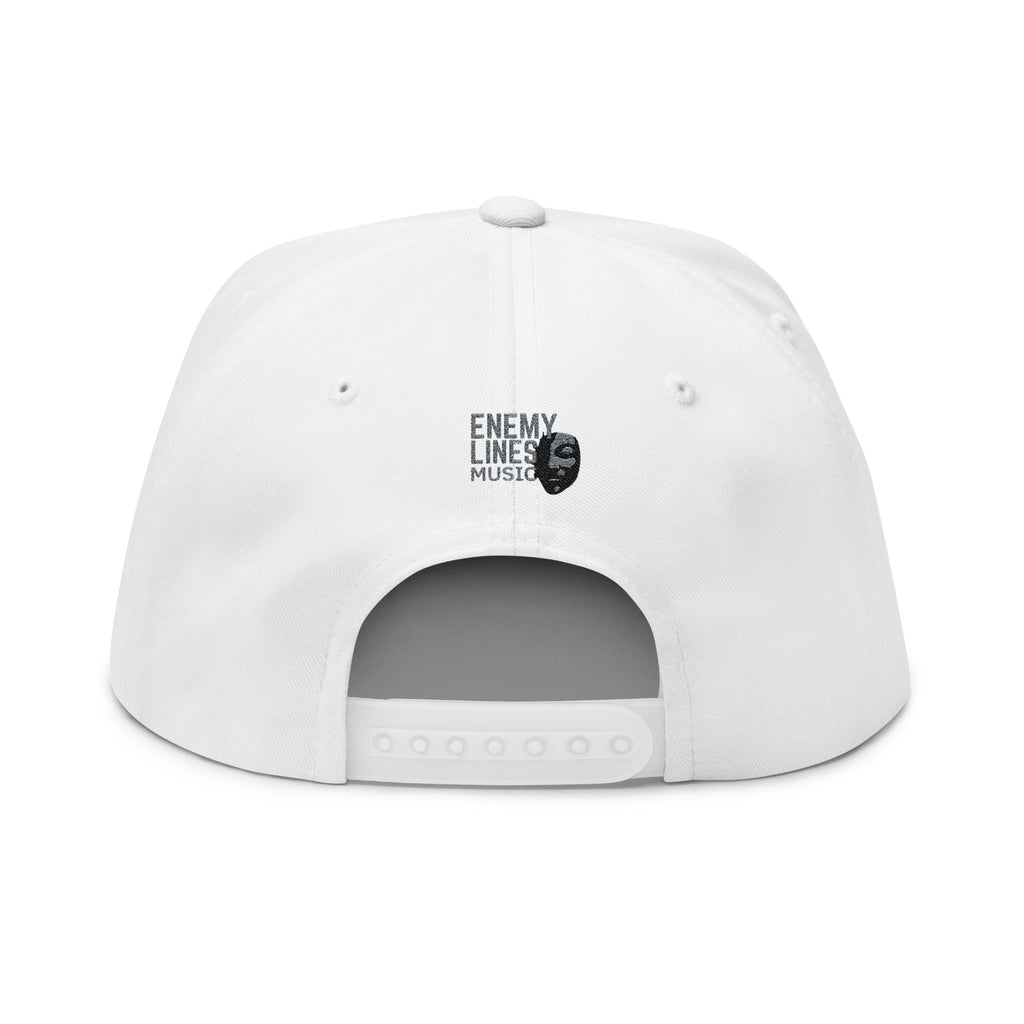 Vintage Surf Palm Snapback Cap — Distressed 'Aloha' Embroidery