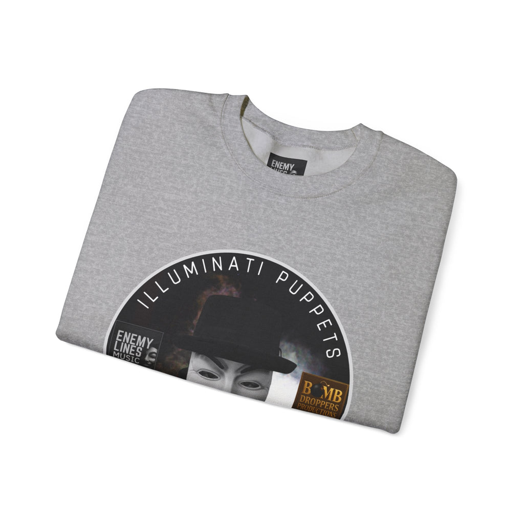Anonymous All "Illuminati Puppets" Crewneck Sweatshirt