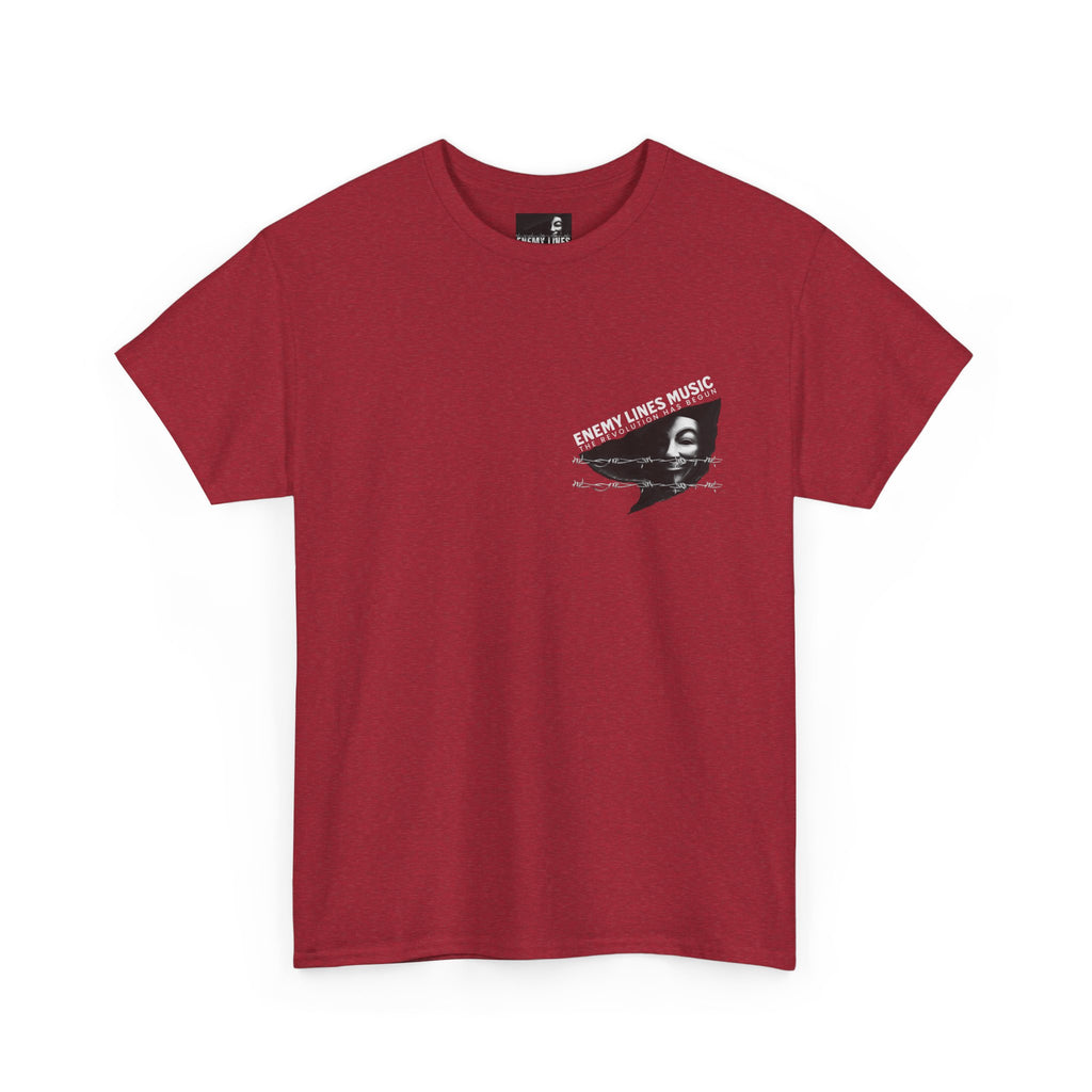 Enemy Lines Music Graphic Tee — "The Revolution Has Begun" Brand Shirt