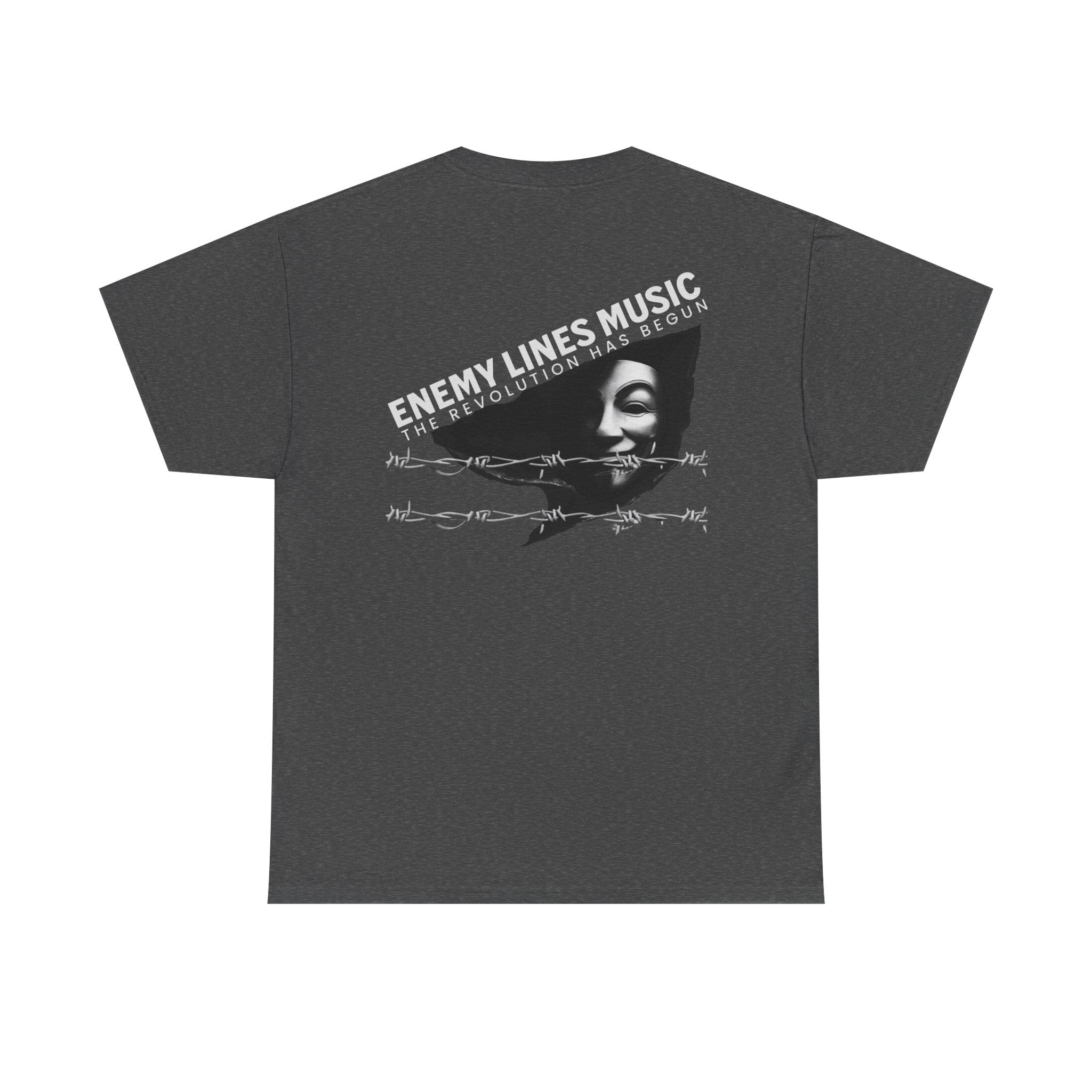 Enemy Lines Music Graphic Tee — "The Revolution Has Begun" Brand Shirt