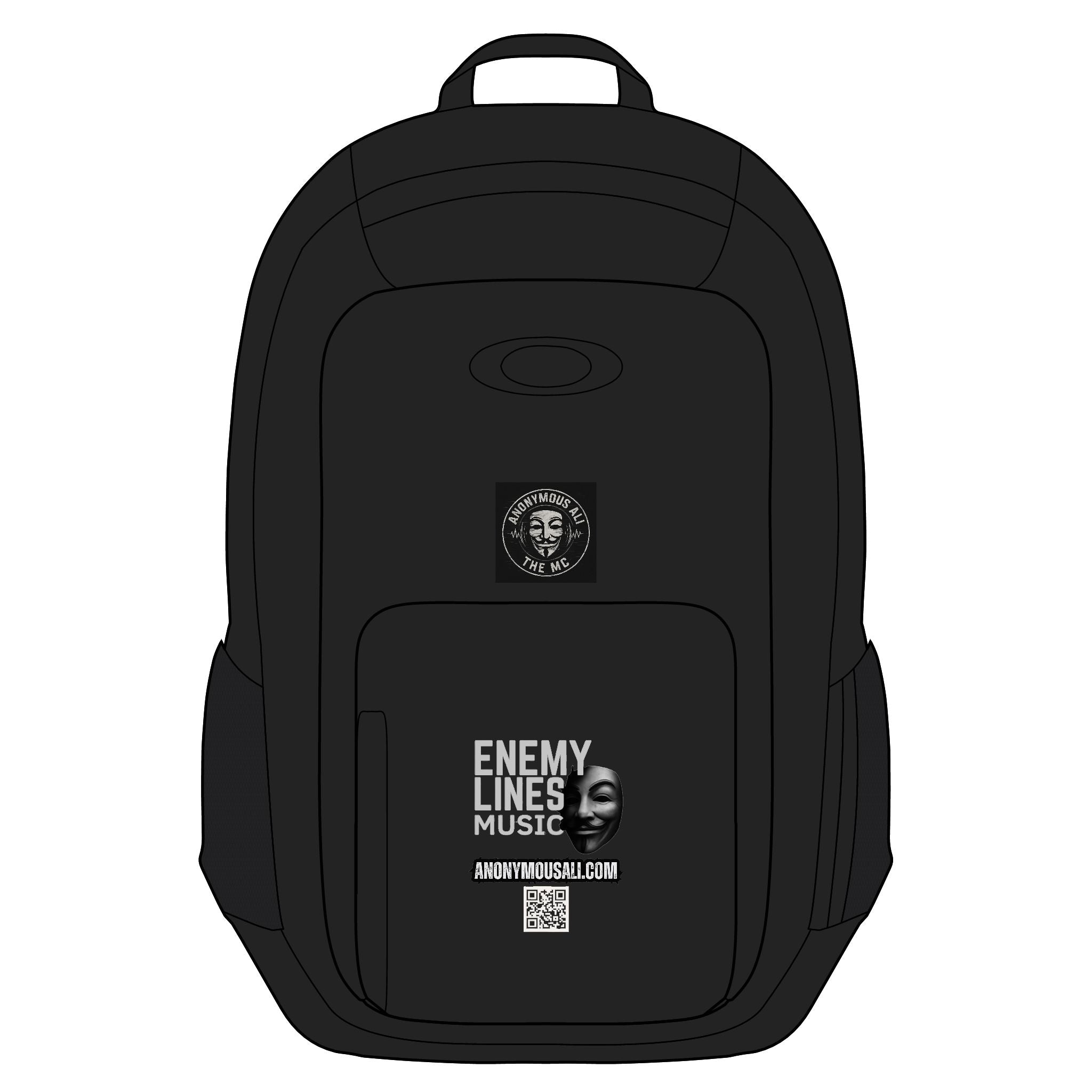 Enduro 22L Tactical Backpack – Enemy Lines Music Logo, Durable Everyday Pack
