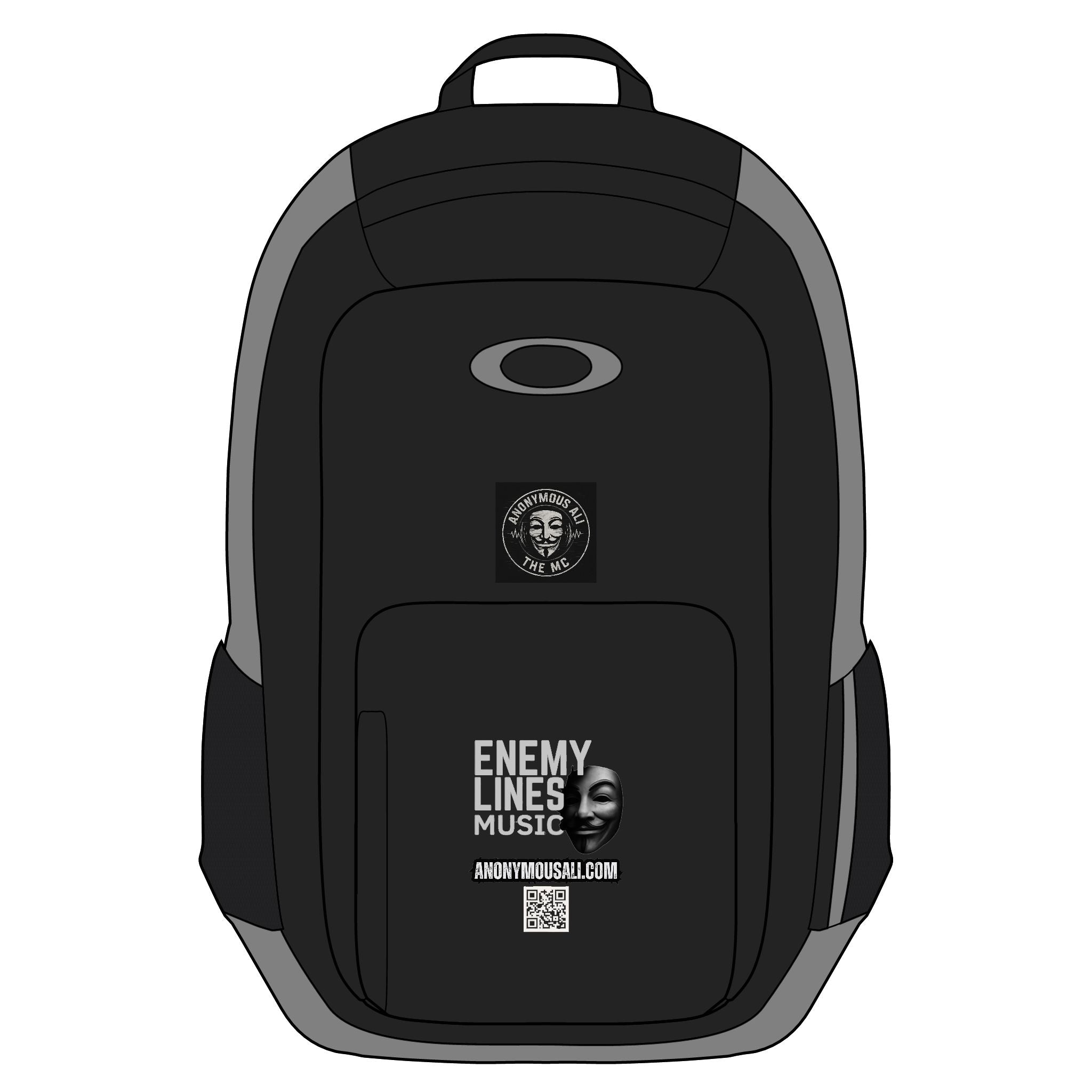 Enduro 22L Tactical Backpack – Enemy Lines Music Logo, Durable Everyday Pack