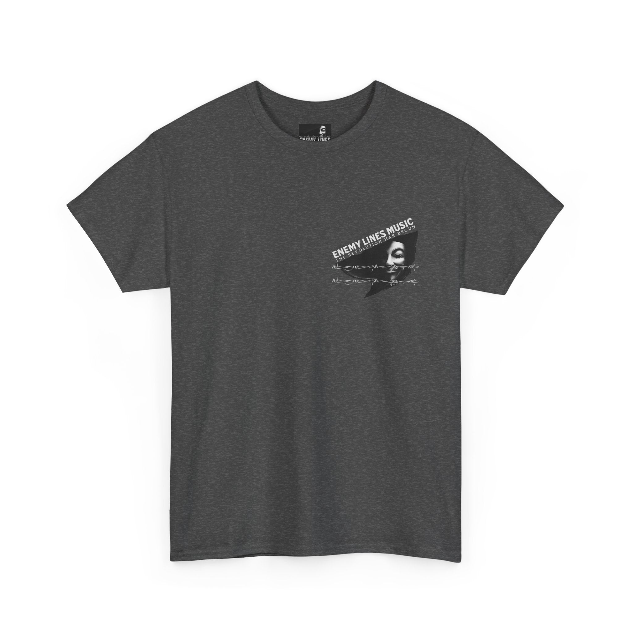Enemy Lines Music Graphic Tee — "The Revolution Has Begun" Brand Shirt