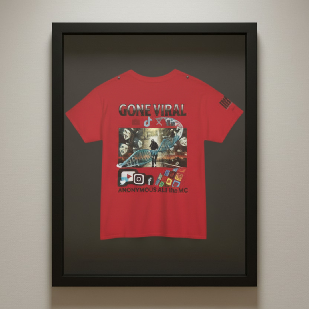 Gone Viral Whiteline T-Shirt ("Anonymous All the MC")